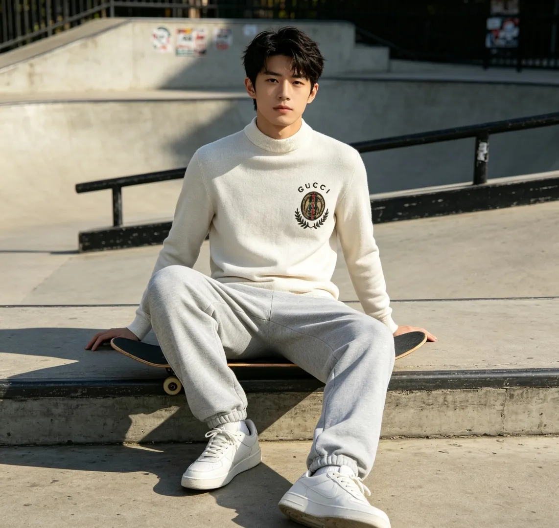 Gucci/Gucci Wheat knight print sweater