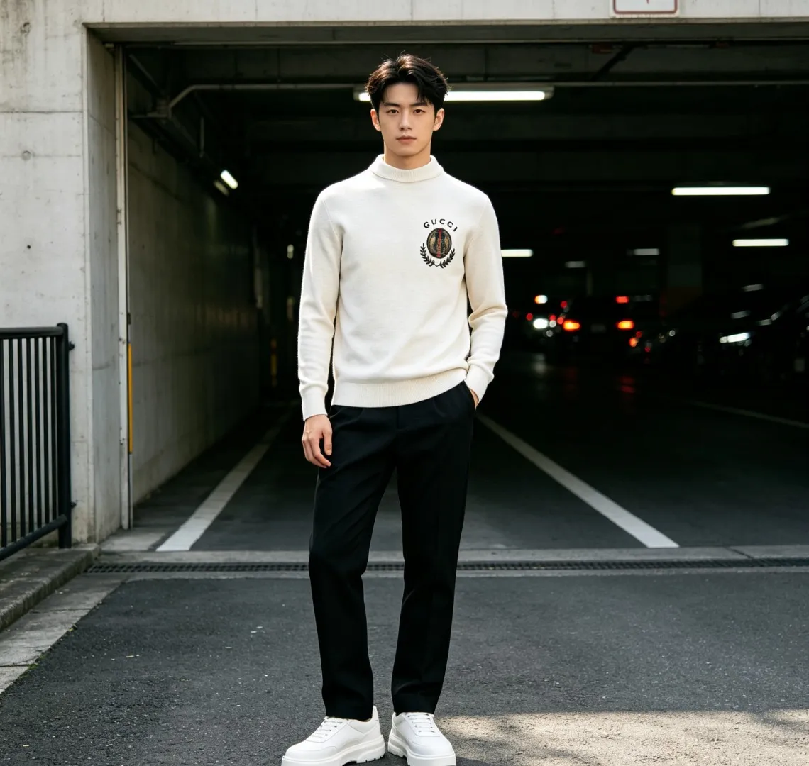 Gucci/Gucci Wheat knight print sweater