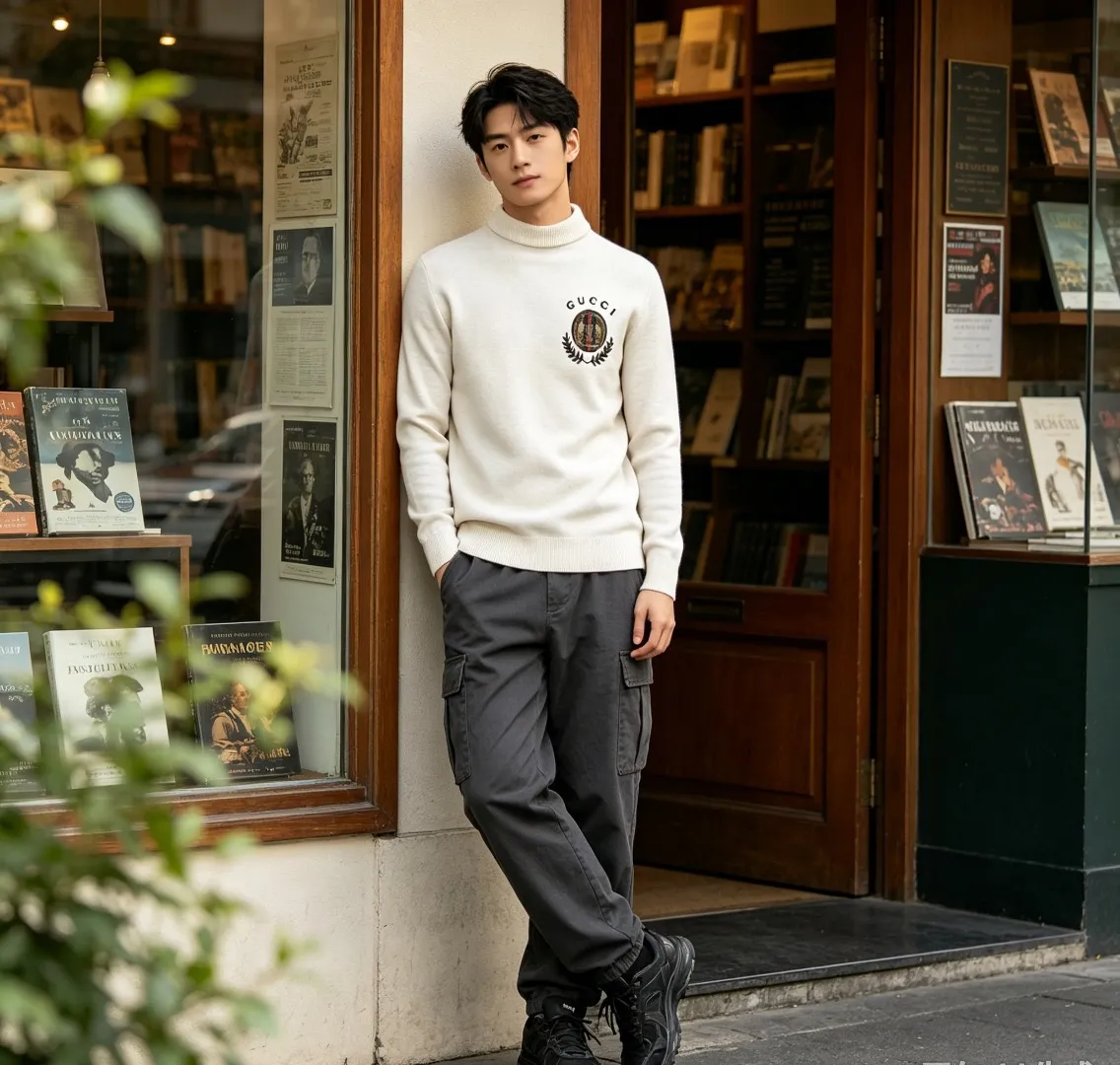Gucci/Gucci Wheat knight print sweater