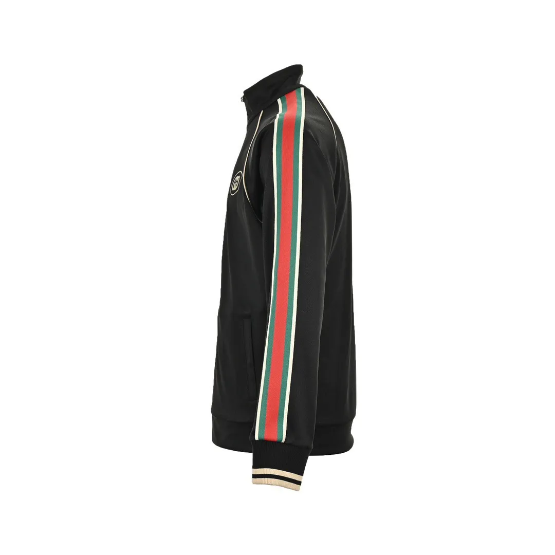 Gucci/Gucci Classic red and green webbing suit jacket