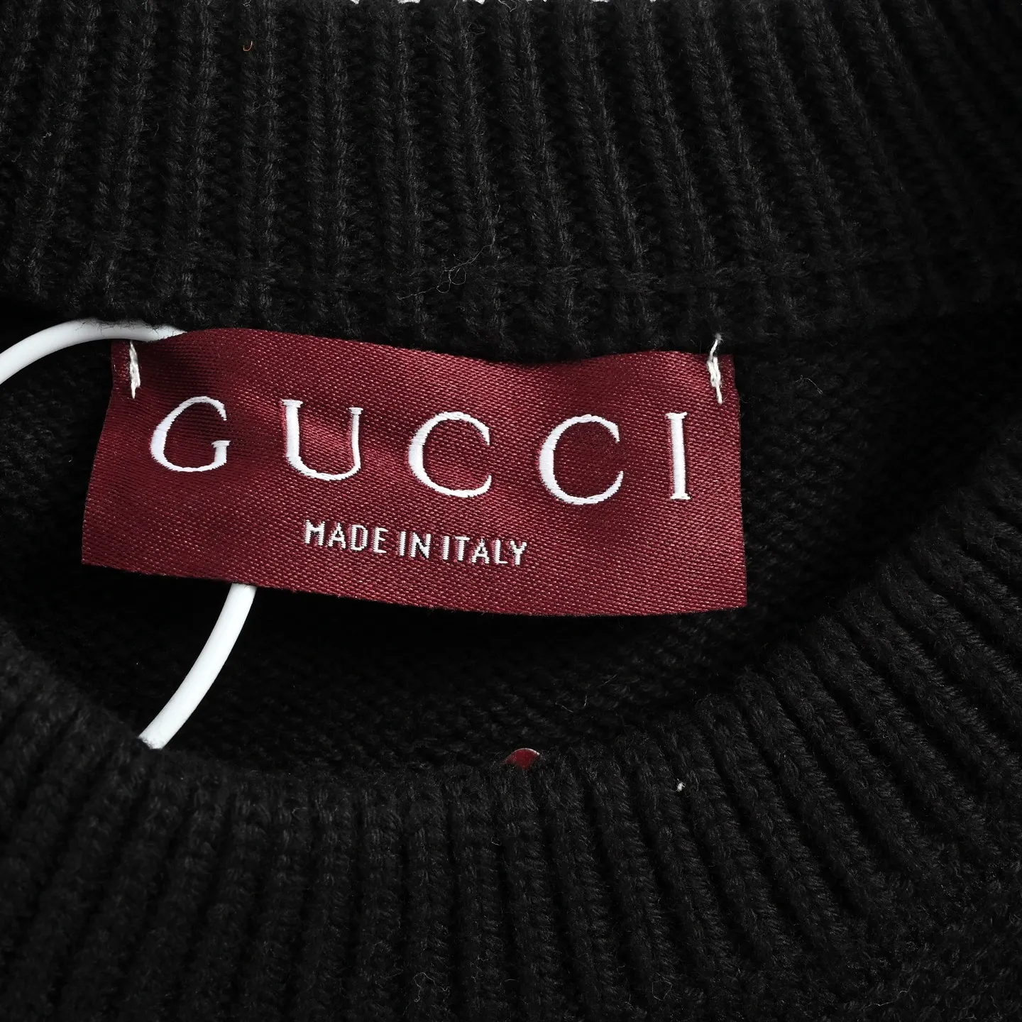 Gucci/Gucci letter jacquard crew neck sweater