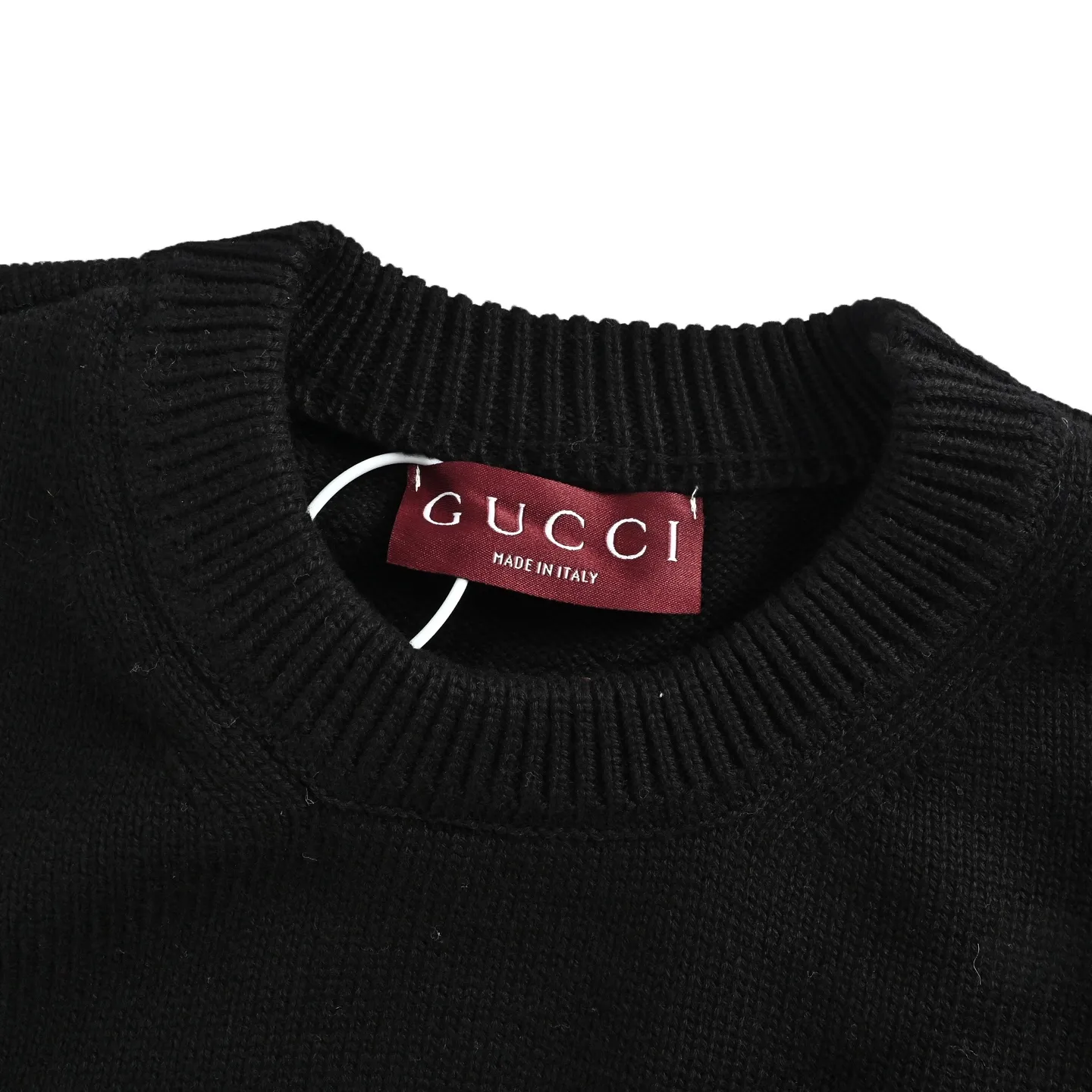 Gucci/Gucci letter jacquard crew neck sweater