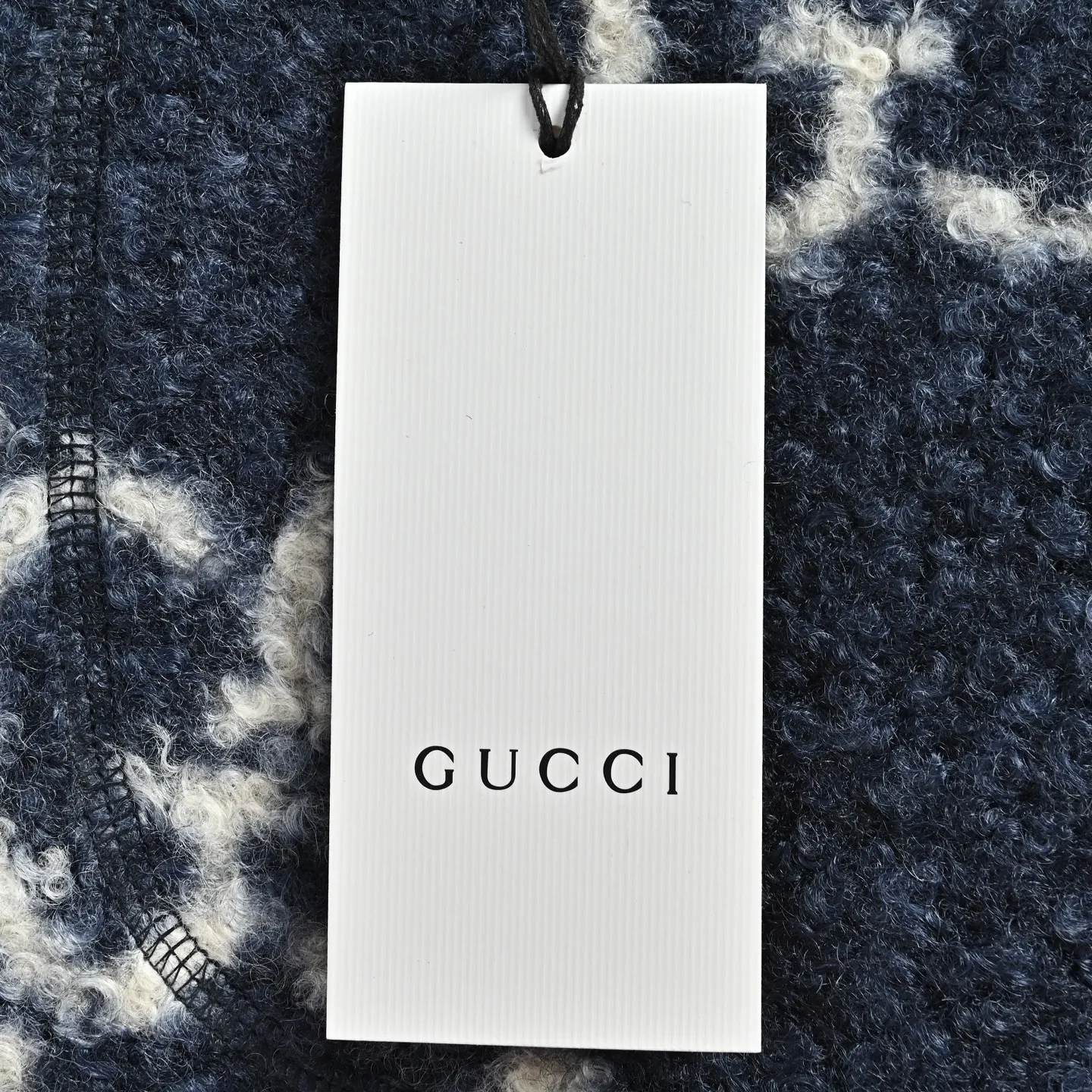 Gucci/Gucci presbyopia printed GG sherpa stand collar zipper jacket