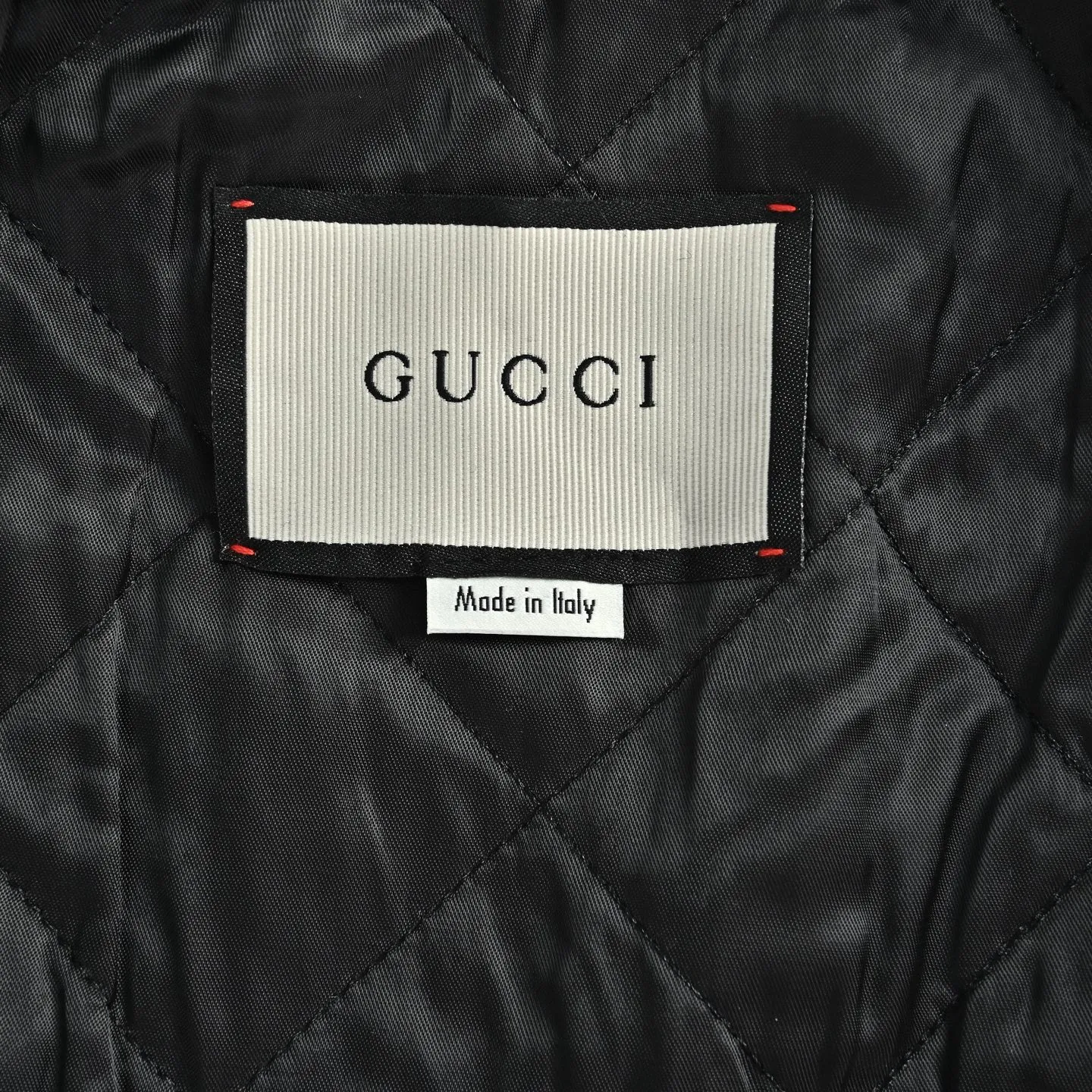 Gucci/Gucci presbyopia printed GG sherpa stand collar zipper jacket