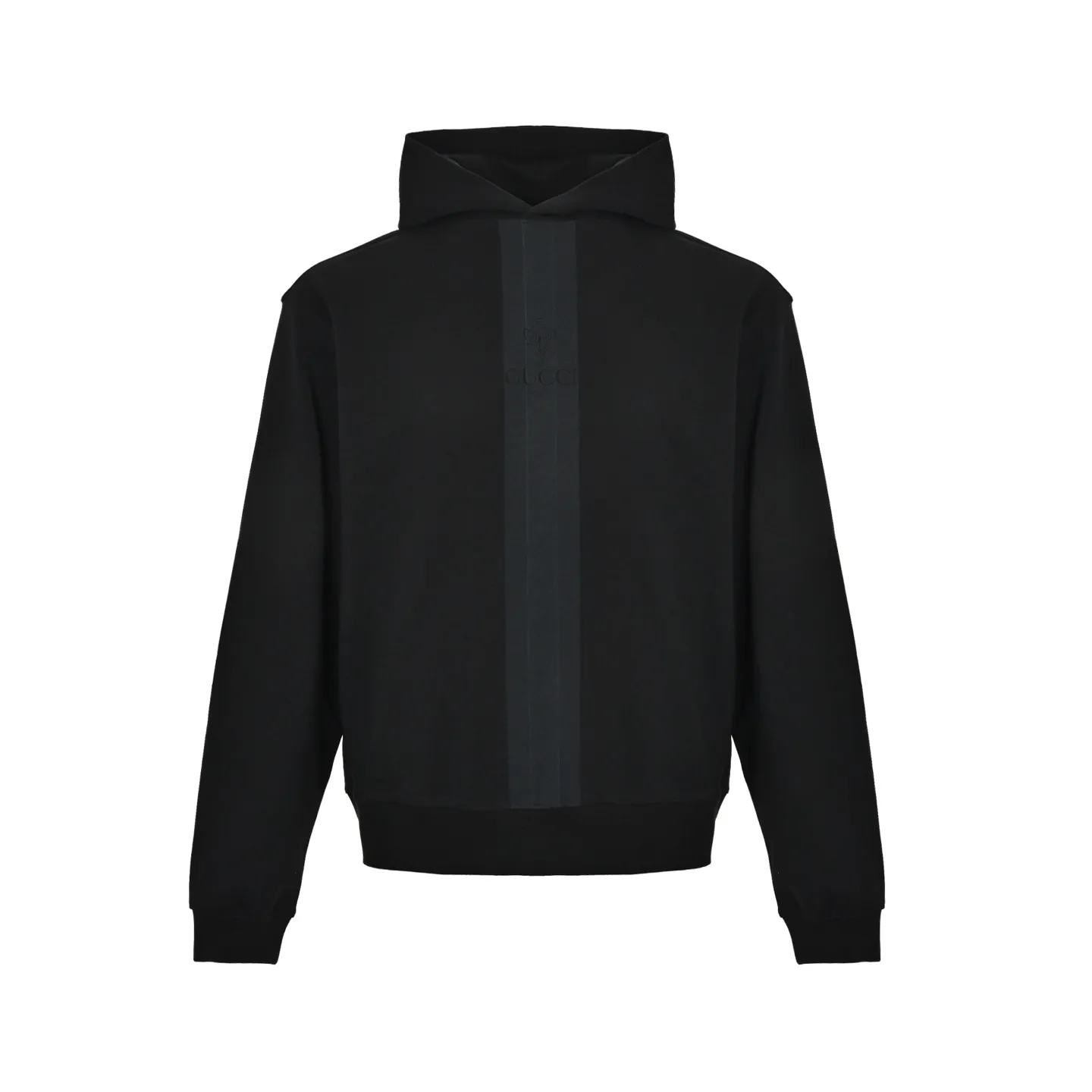 Gucci/Gucci front webbing hooded sweatshirt