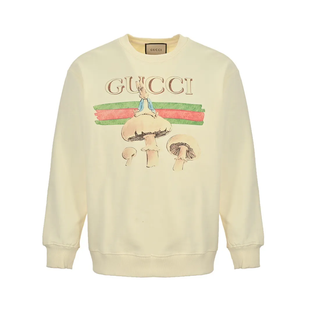 Gucci/Gucci 24Fw fun cartoon print crew neck sweatshirt