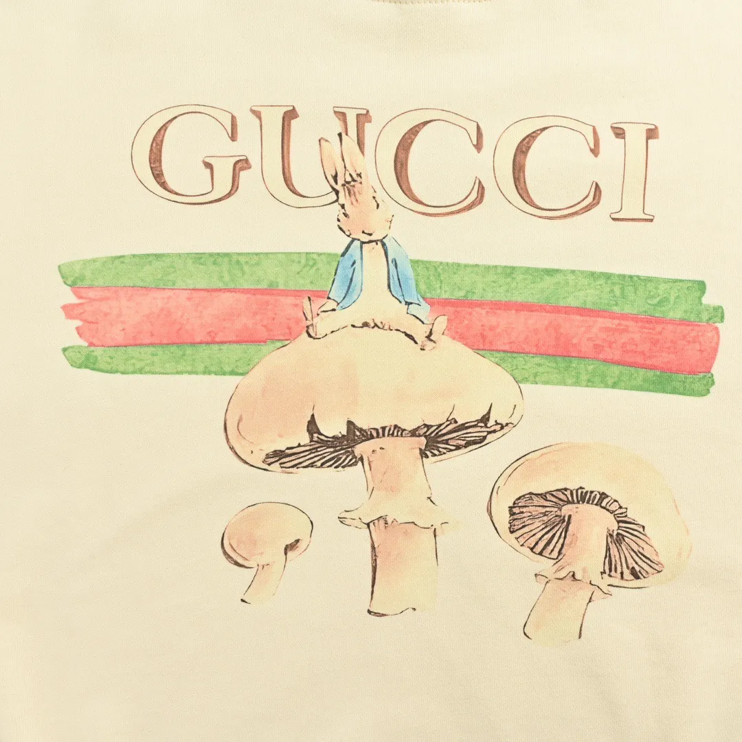 Gucci/Gucci 24Fw fun cartoon print crew neck sweatshirt