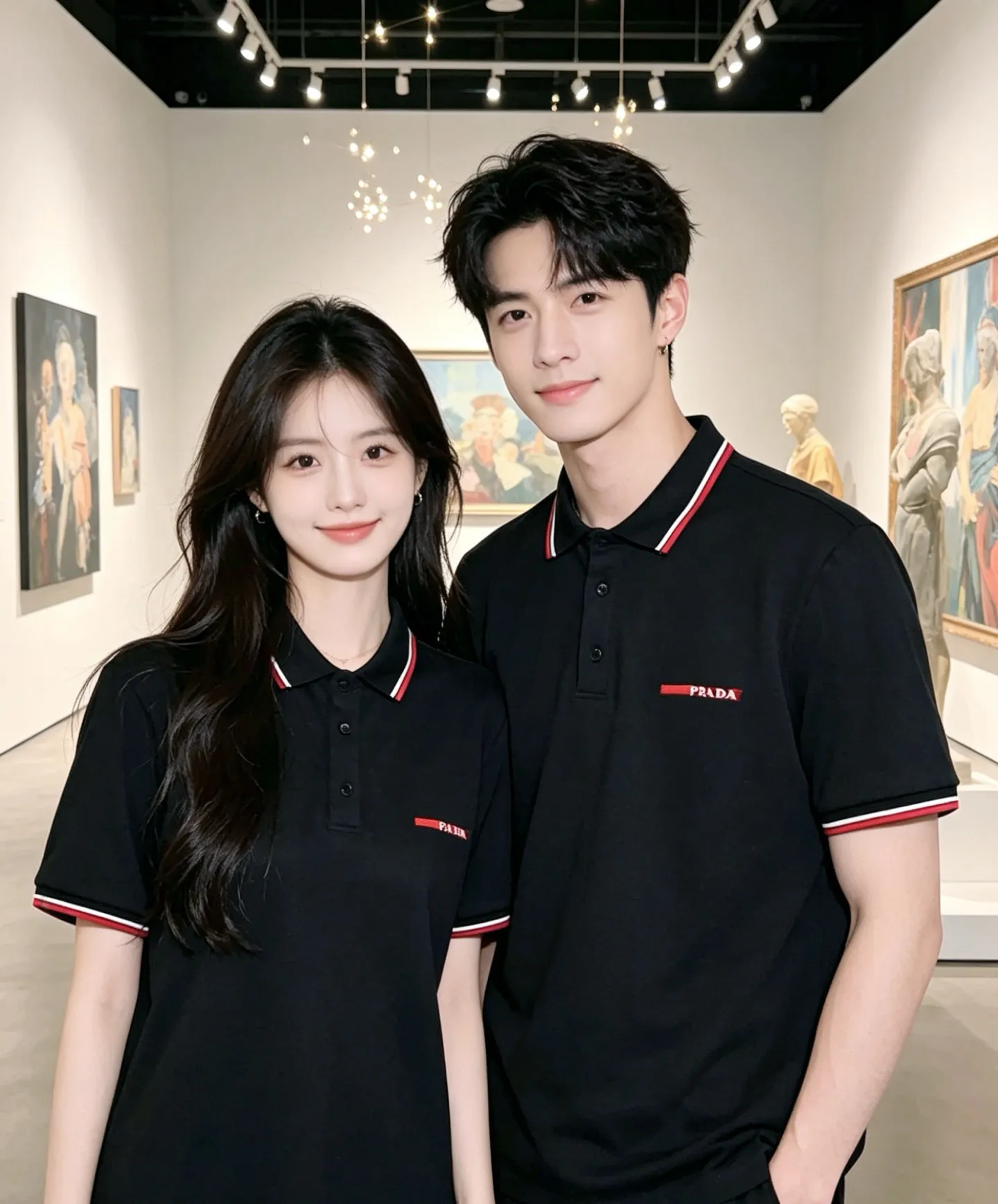 Prada/ Red Polo