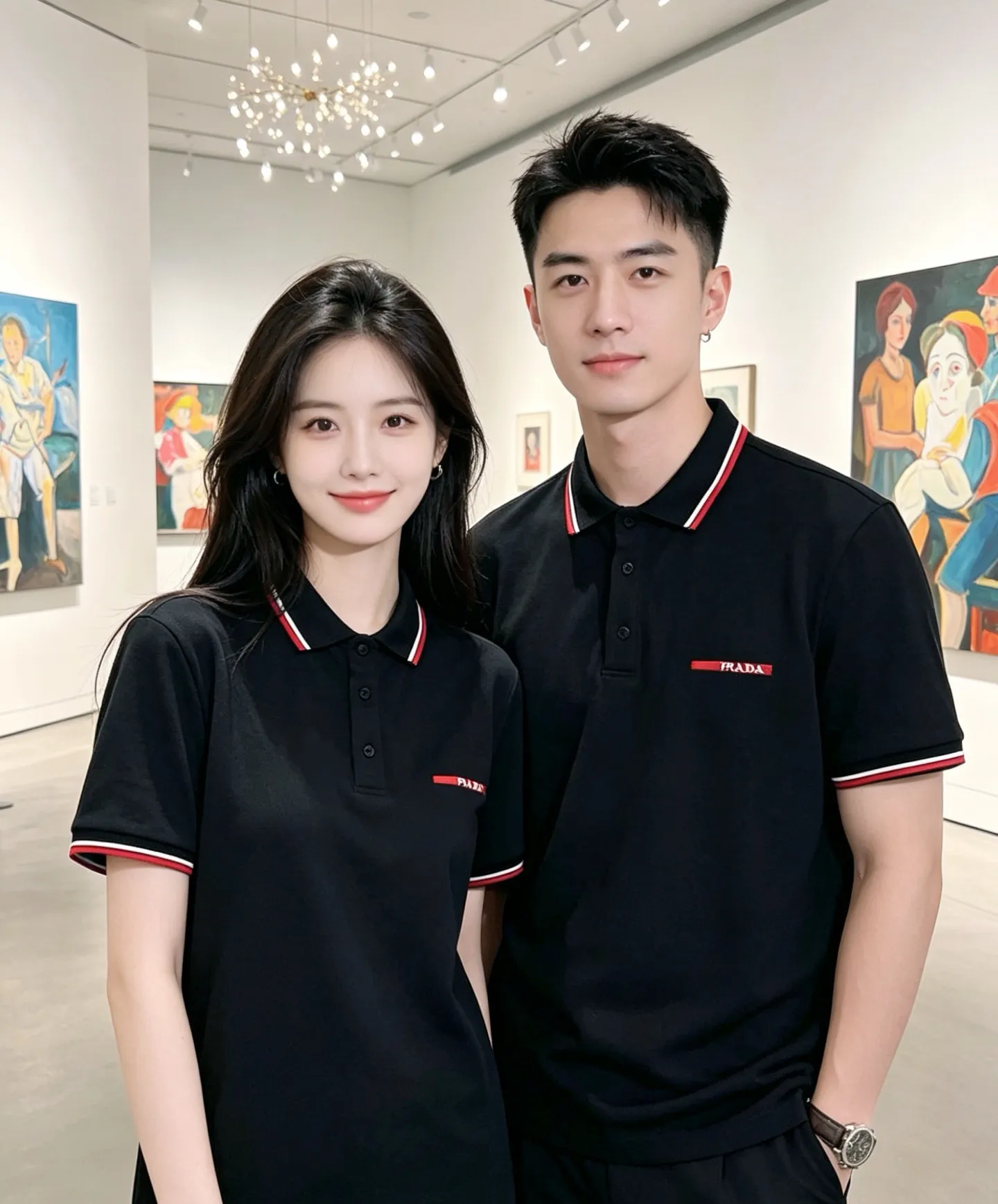 Prada/ Red Polo