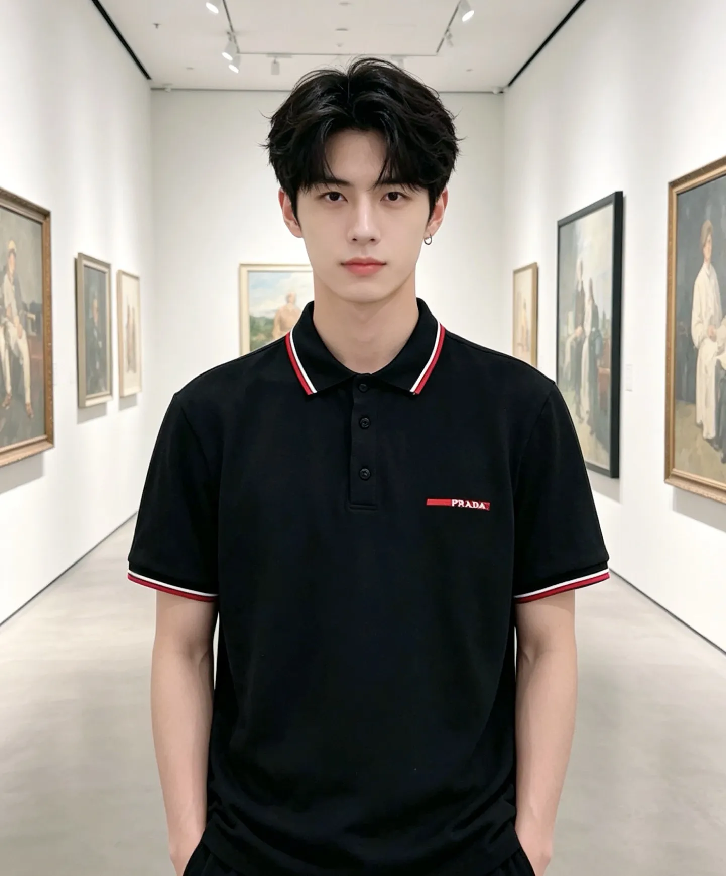 Prada/ Red Polo