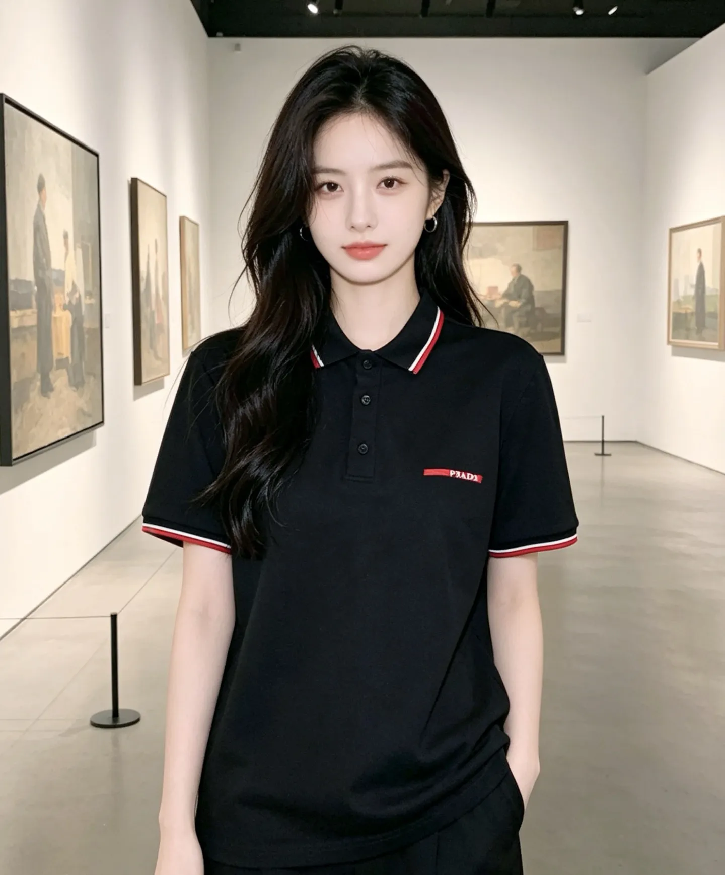 Prada/ Red Polo