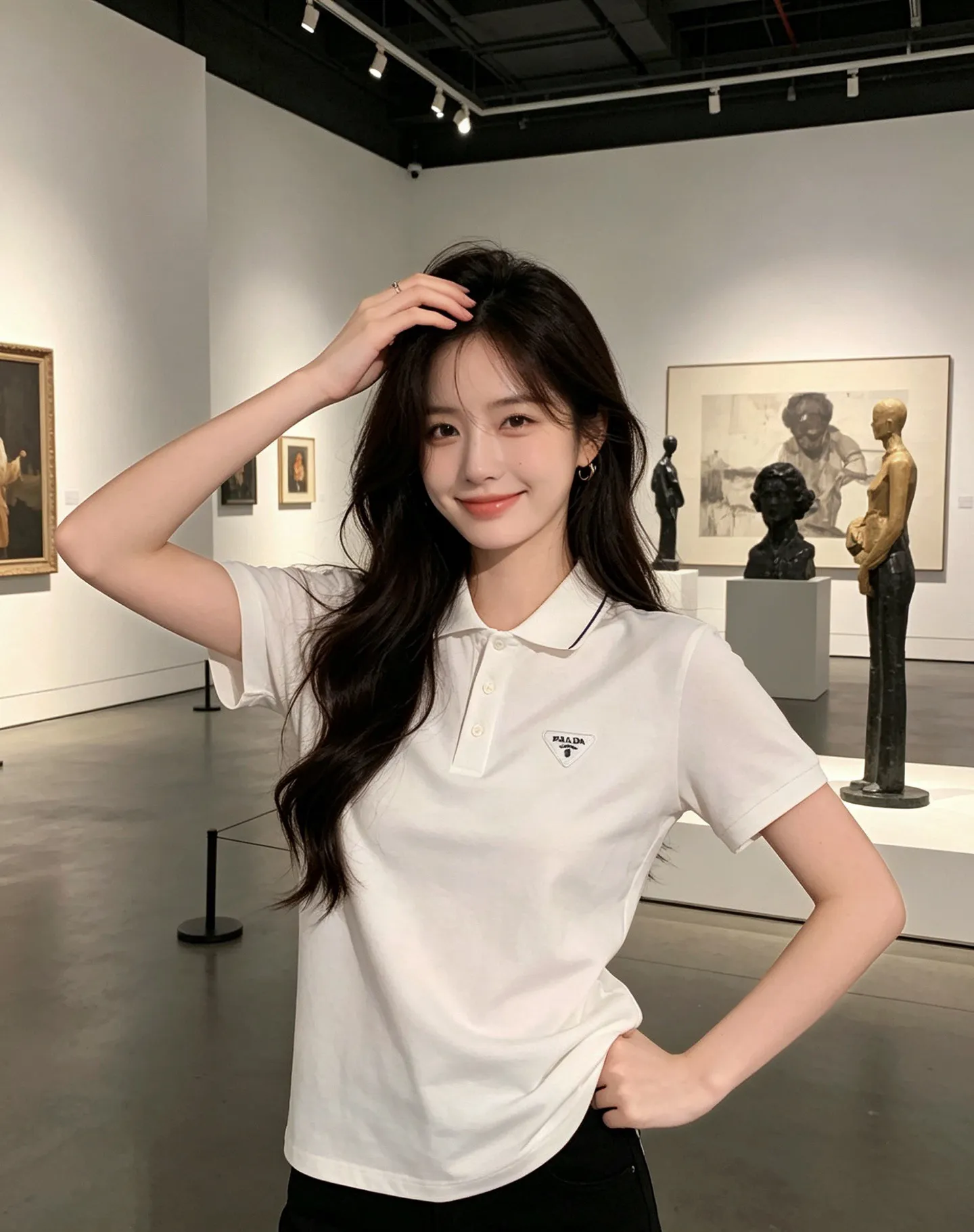 Prada/ Classic Logo Polo
