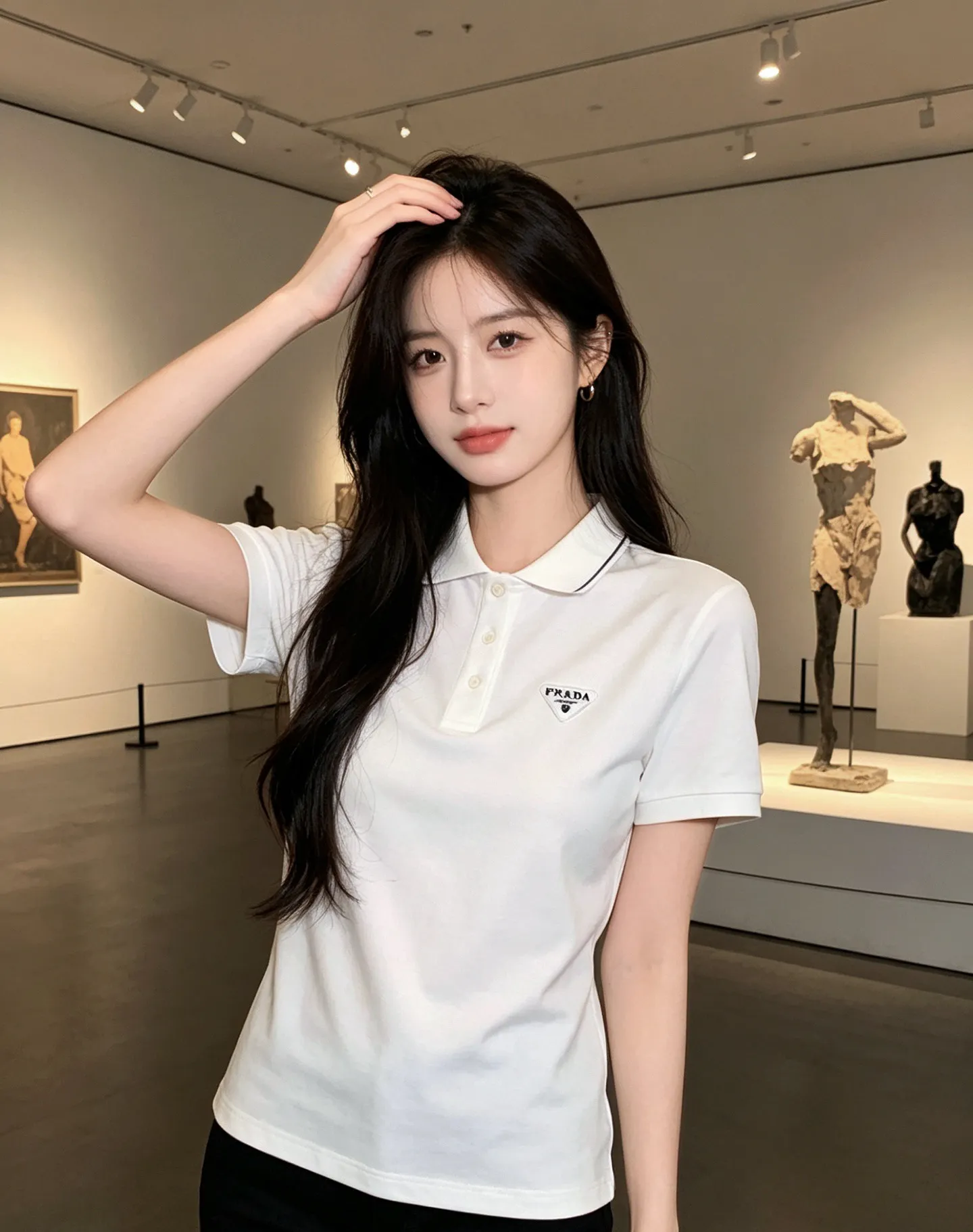 Prada/ Classic Logo Polo