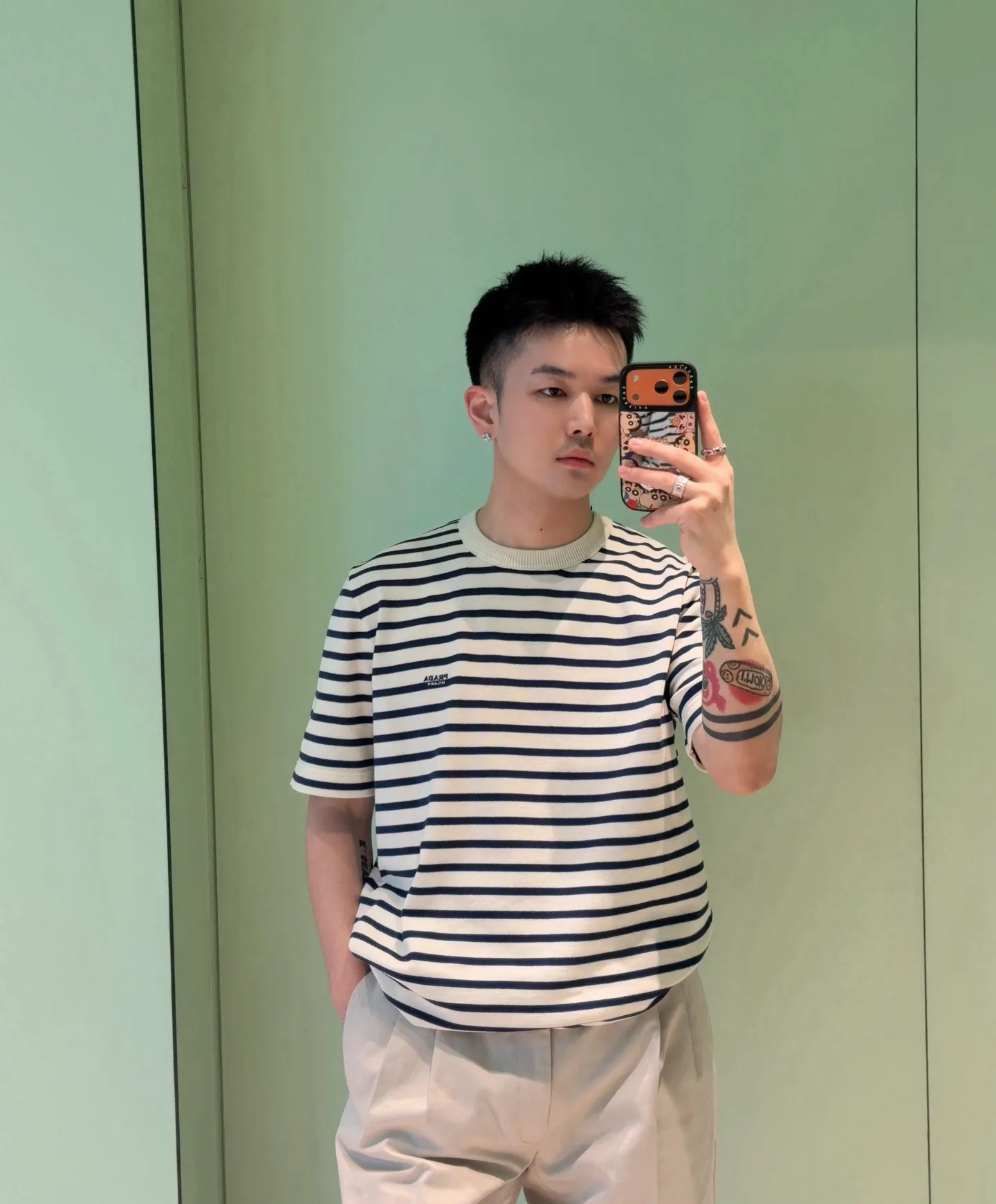 Prada/ Black White