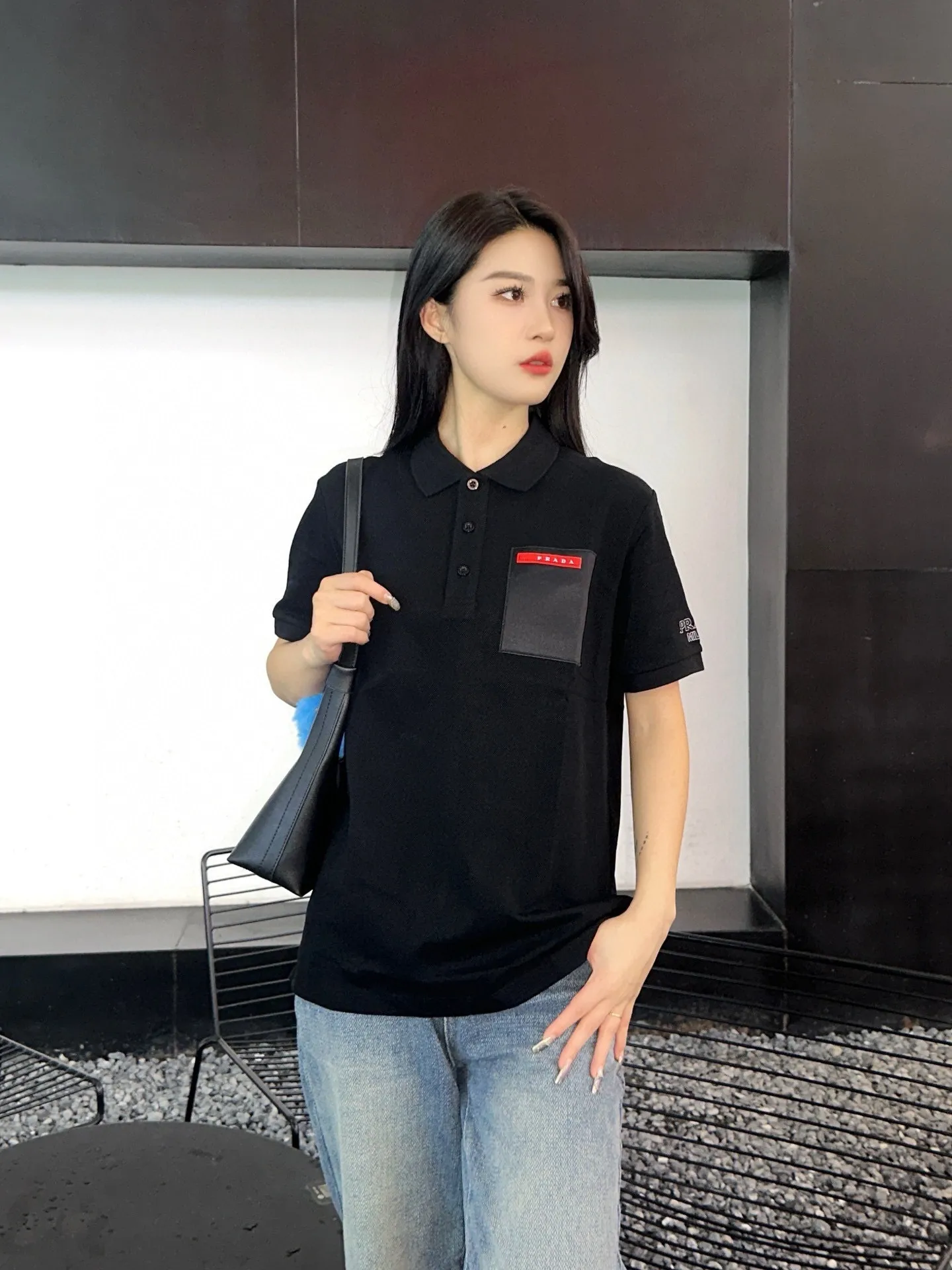 Prada/ 24ss Red Polo