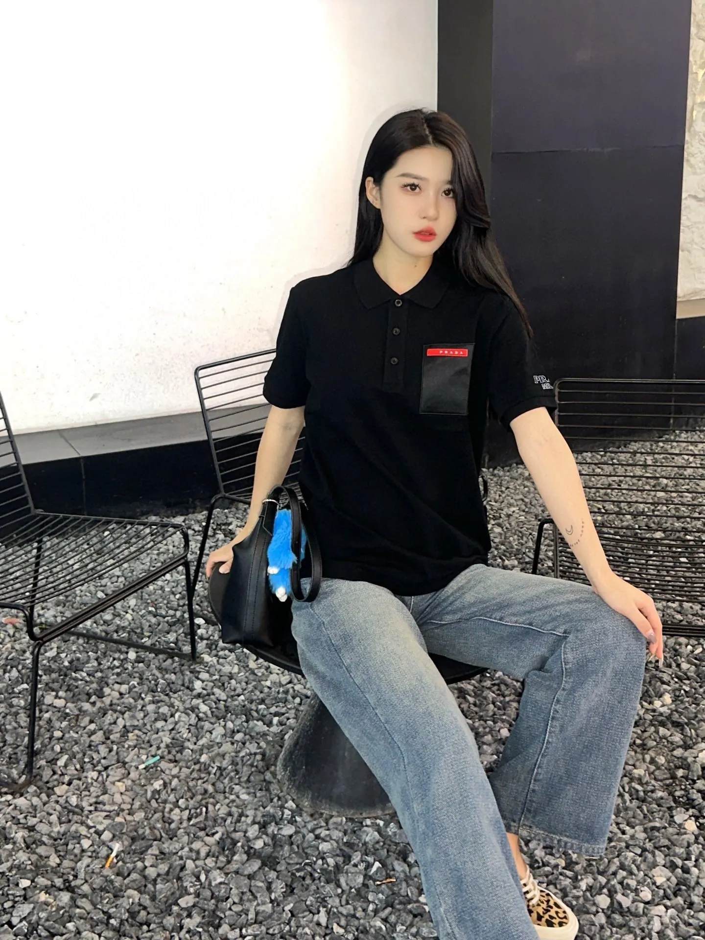 Prada/ 24ss Red Polo