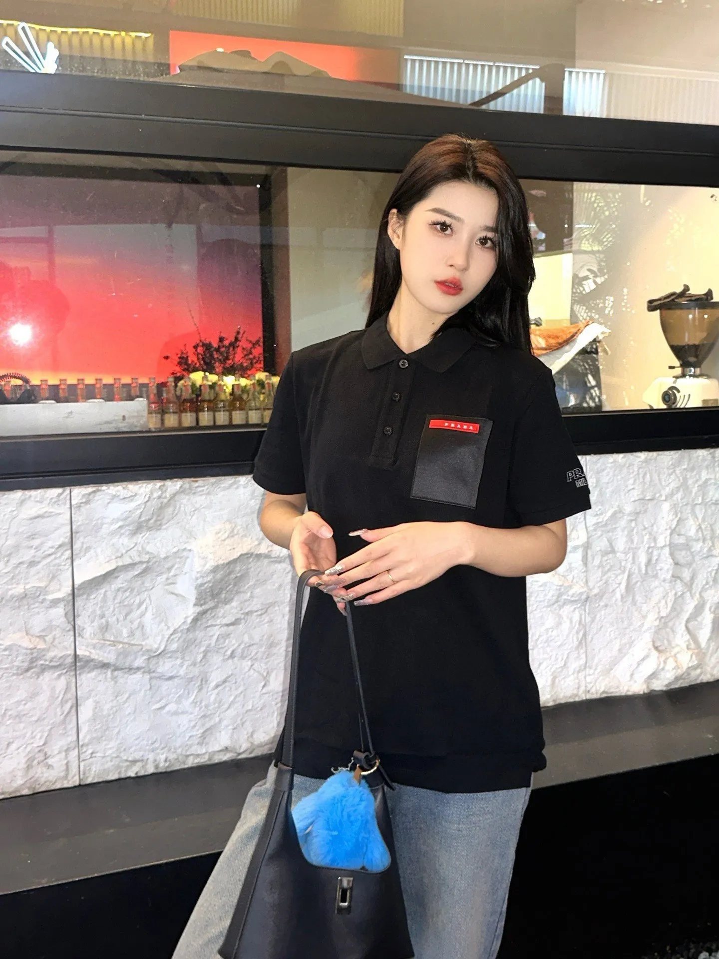 Prada/ 24ss Red Polo