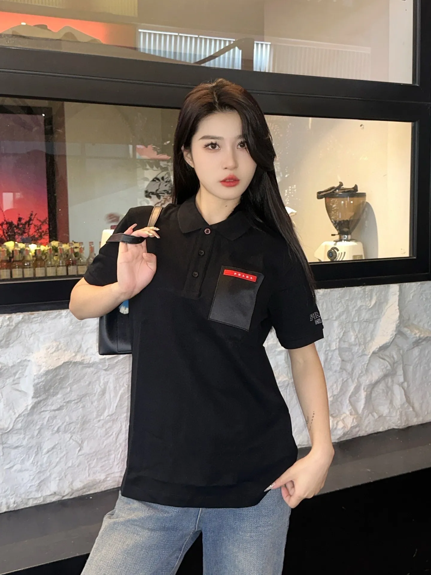Prada/ 24ss Red Polo