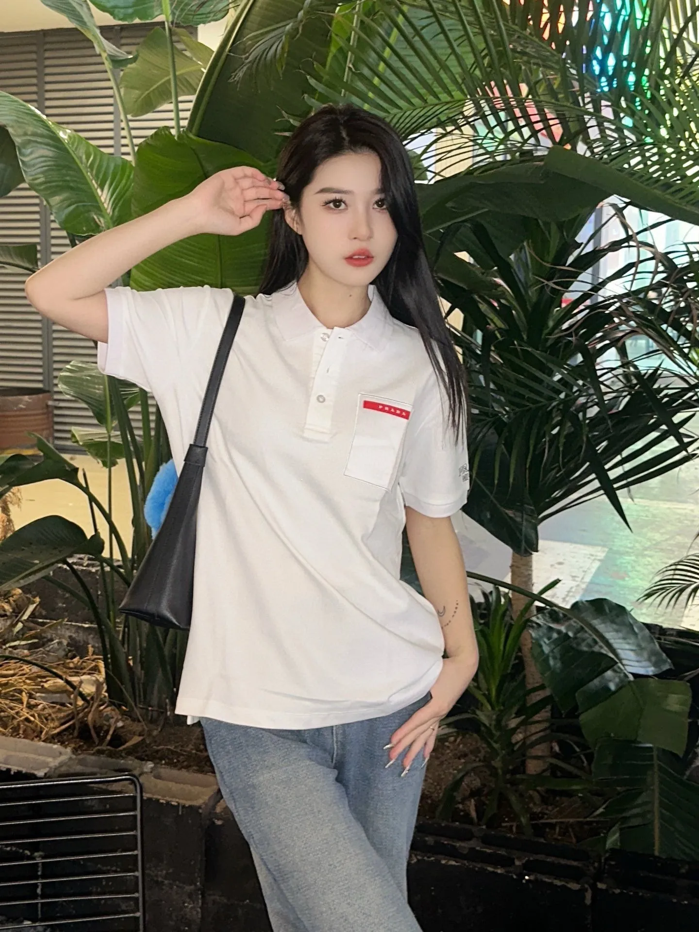 Prada/ 24ss Red Polo