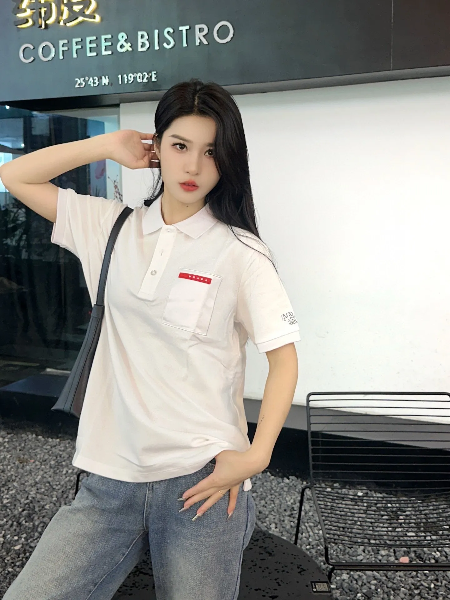 Prada/ 24ss Red Polo