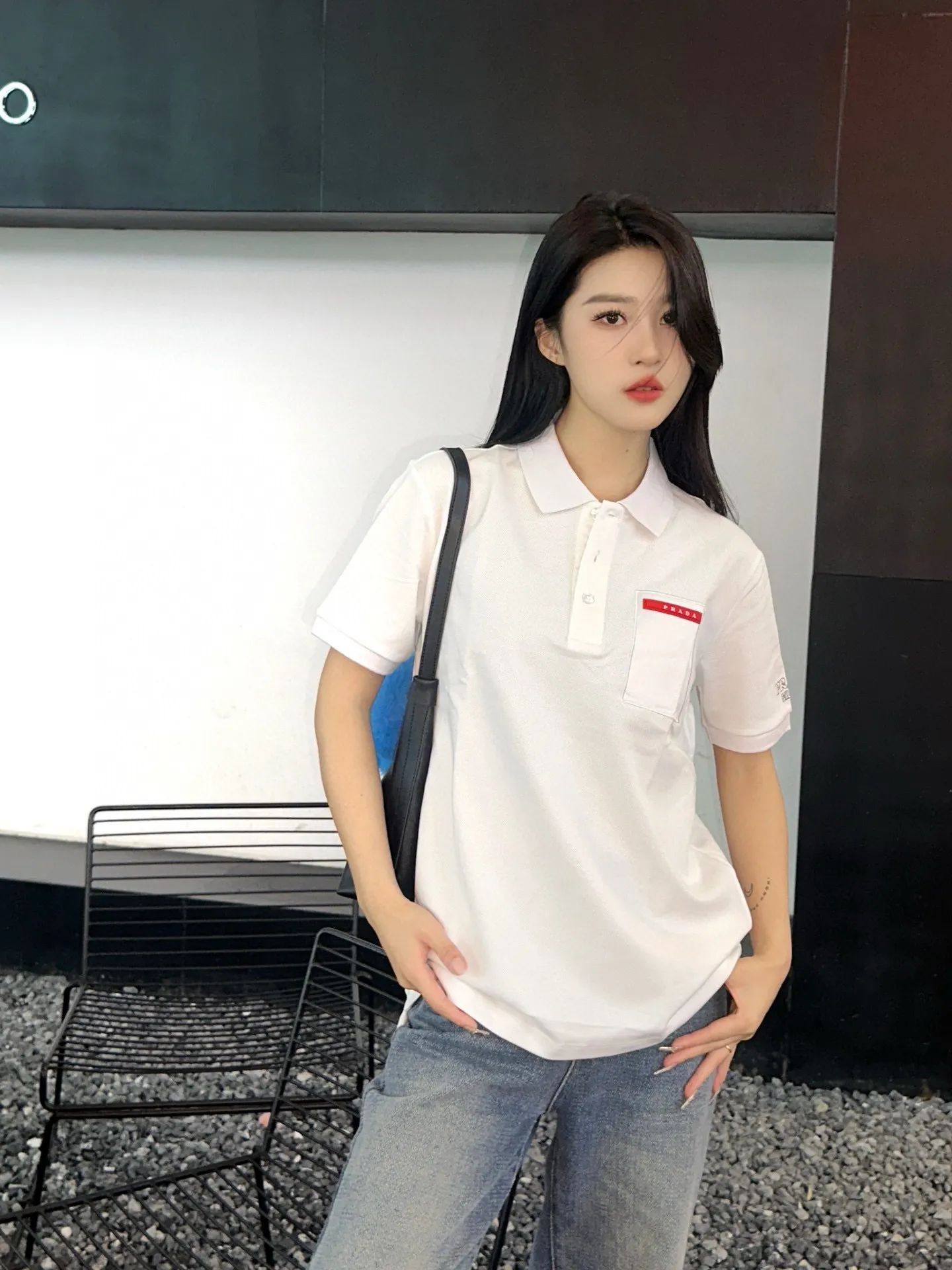 Prada/ 24ss Red Polo