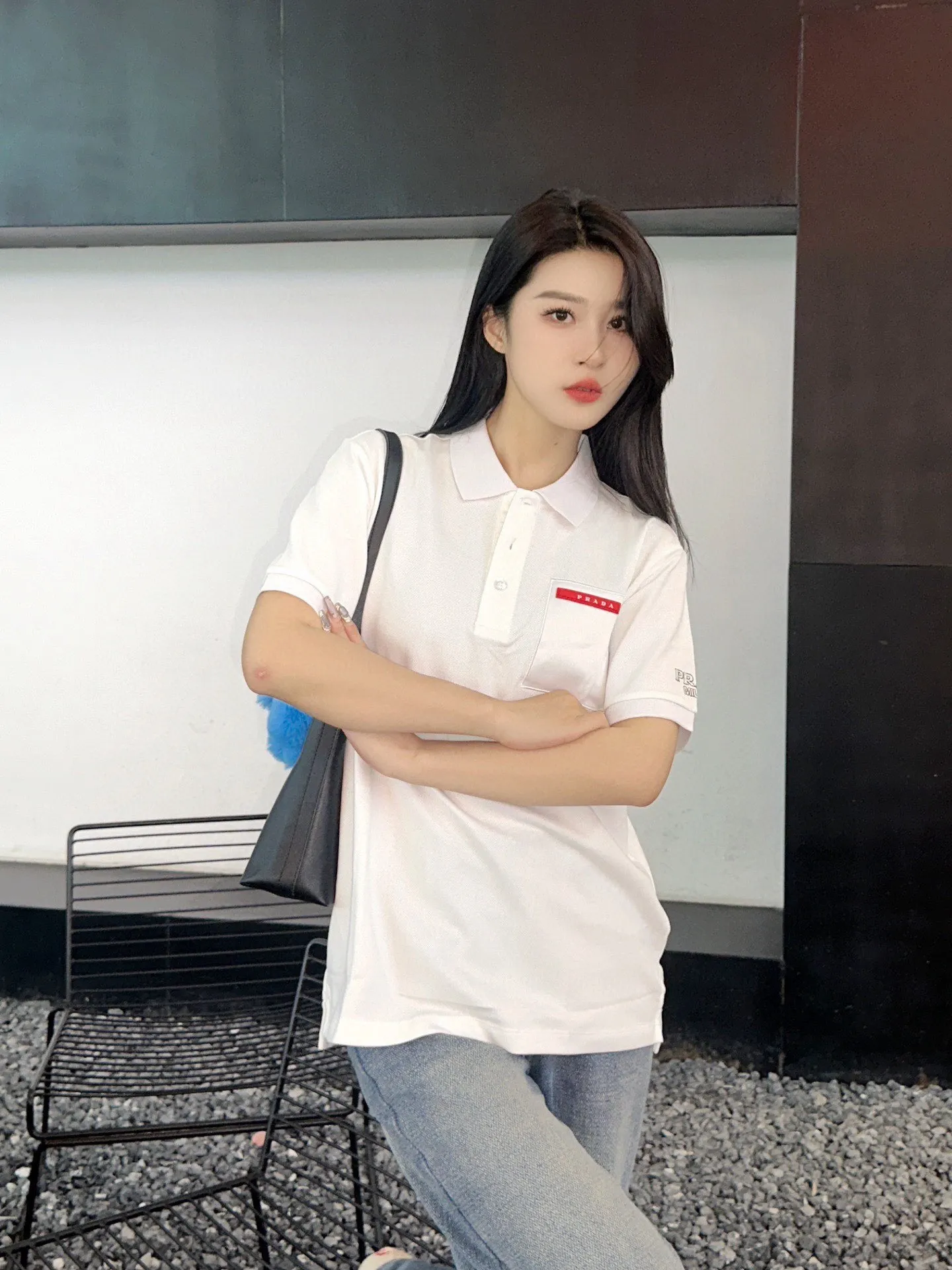 Prada/ 24ss Red Polo