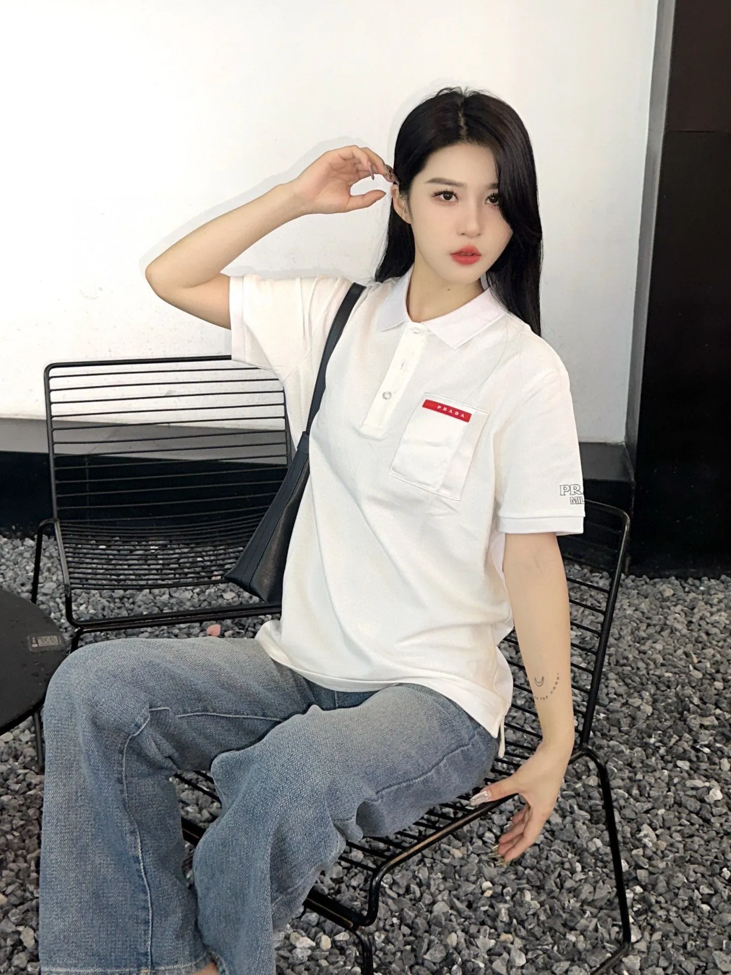 Prada/ 24ss Red Polo