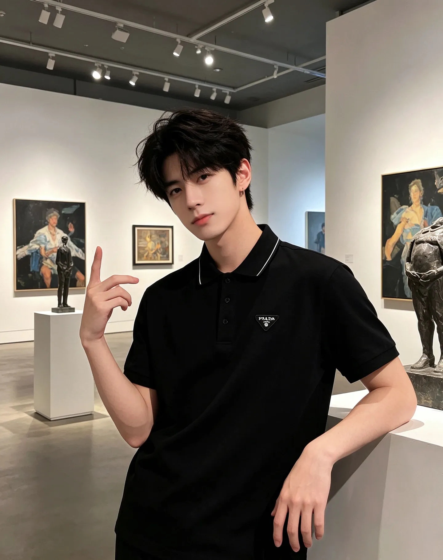 Prada/ Classic Logo Polo
