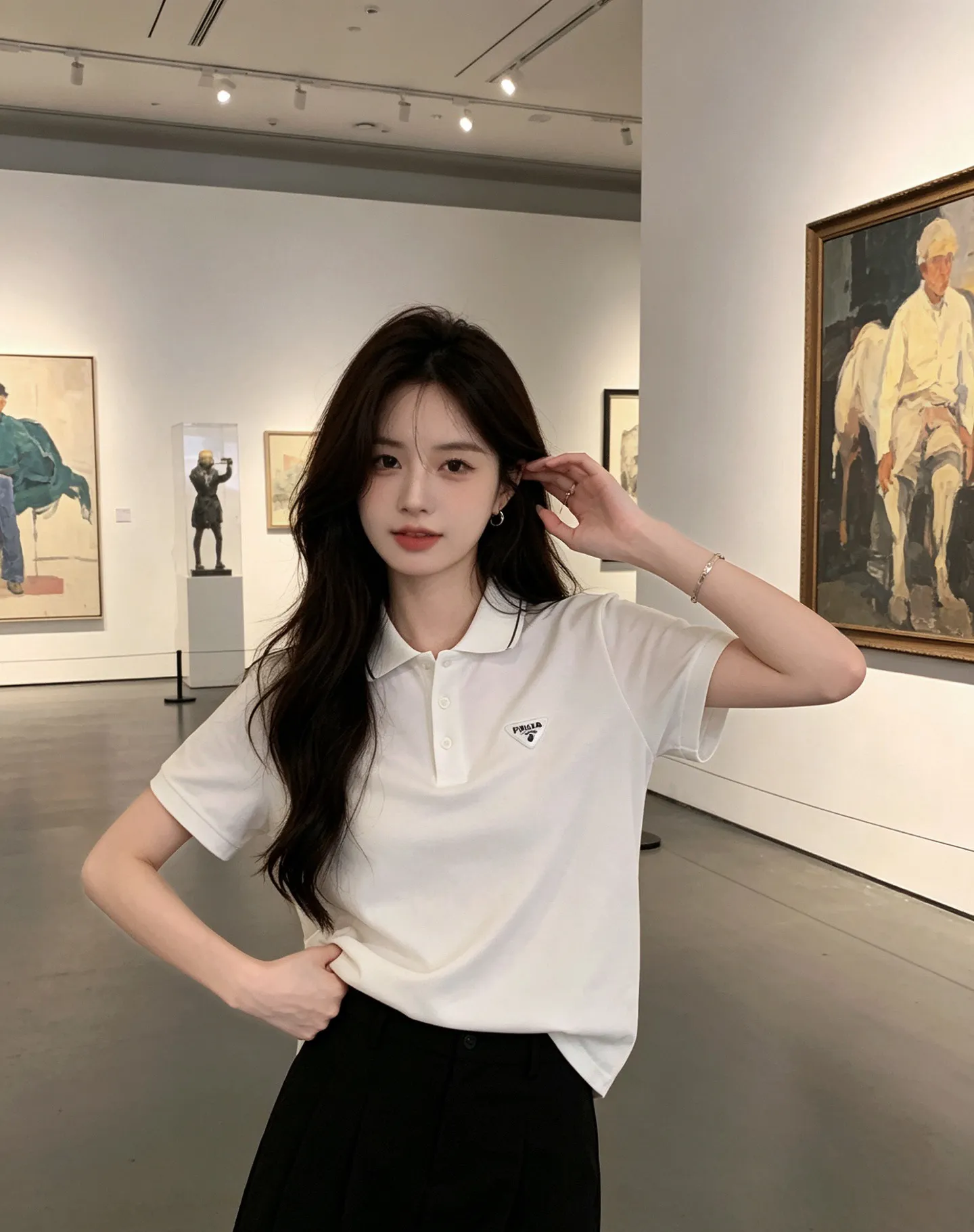 Prada/ Classic Logo Polo