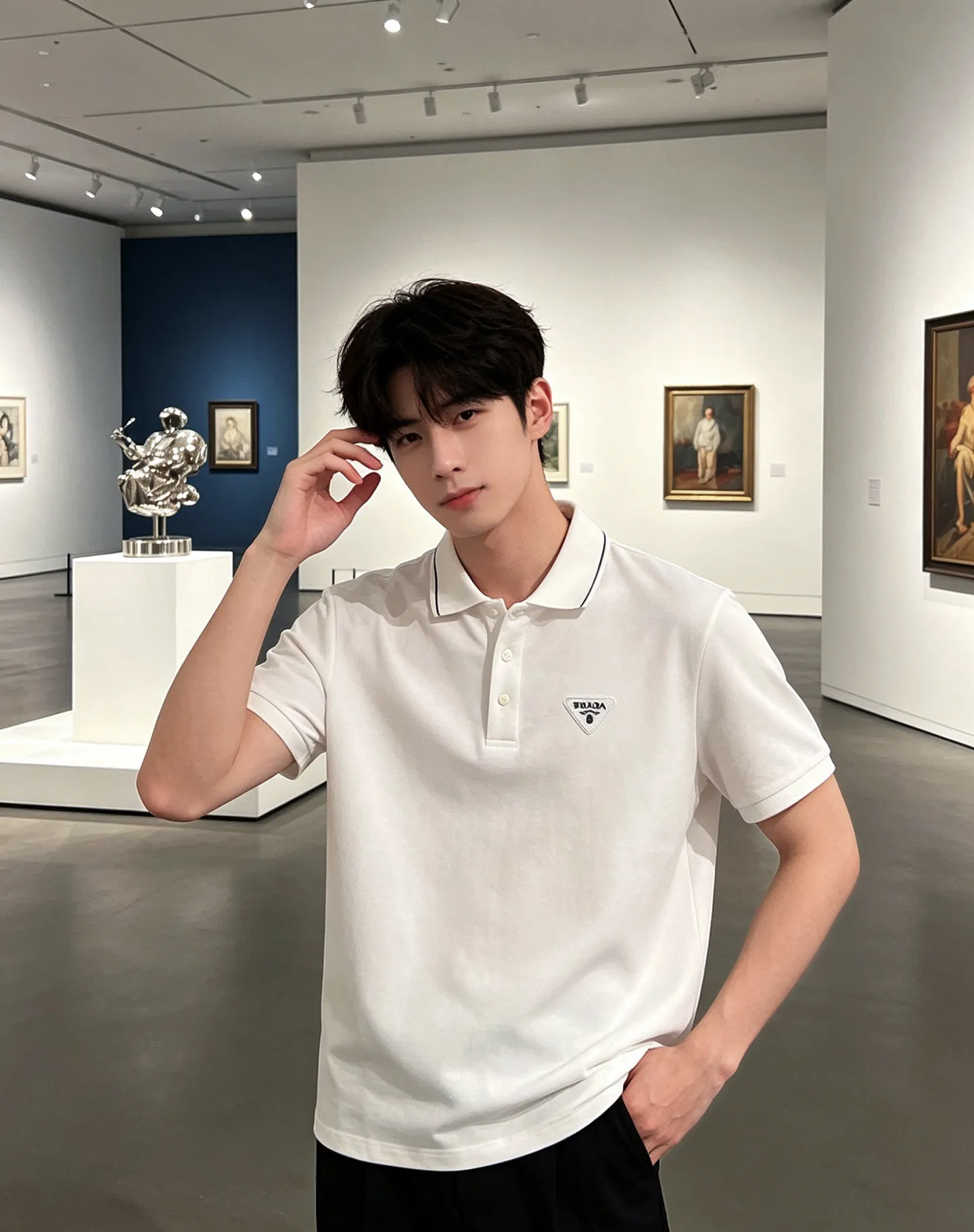 Prada/ Classic Logo Polo