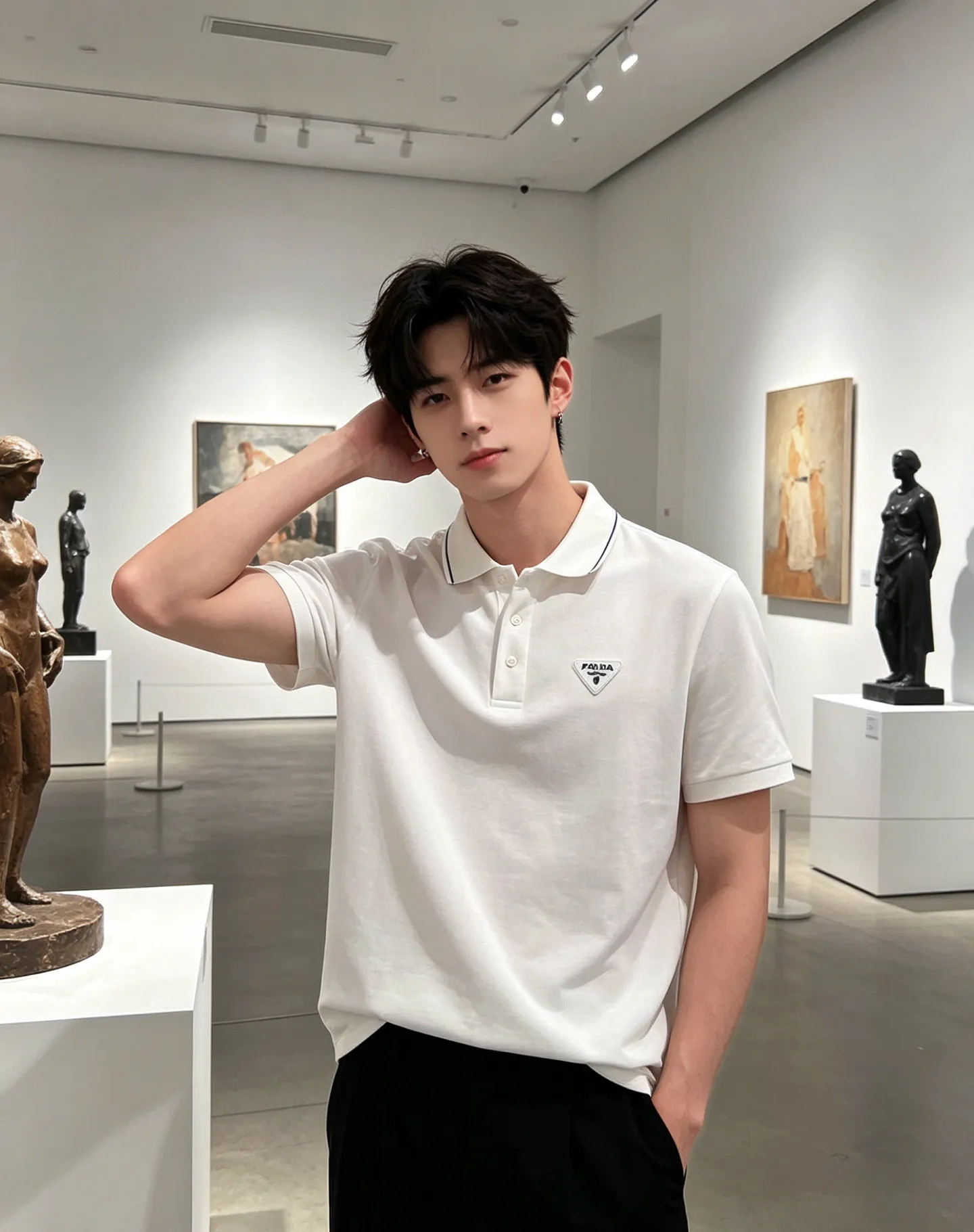 Prada/ Classic Logo Polo