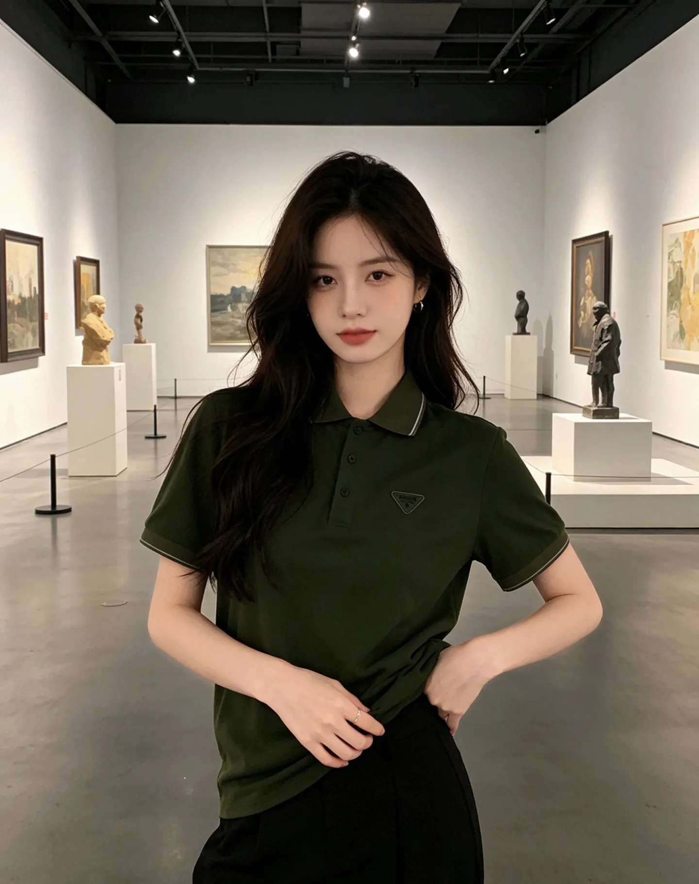 Prada/ Classic Logo Polo