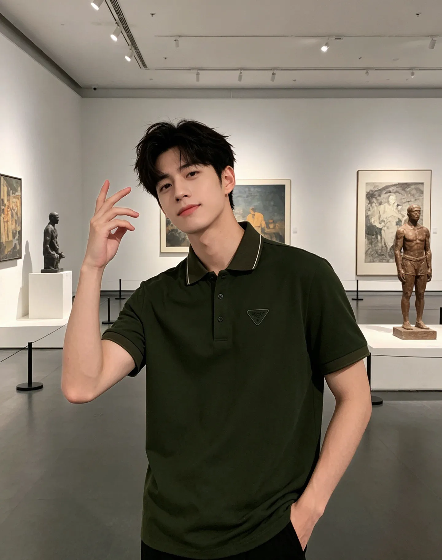 Prada/ Classic Logo Polo