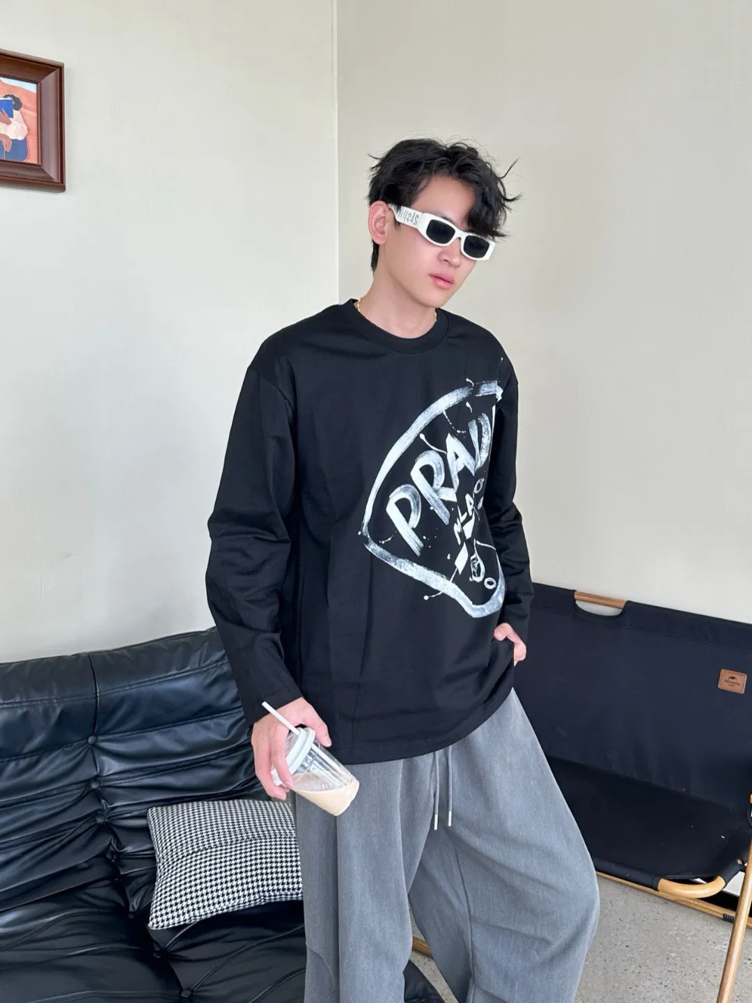 Prada/ 25Fw logo T