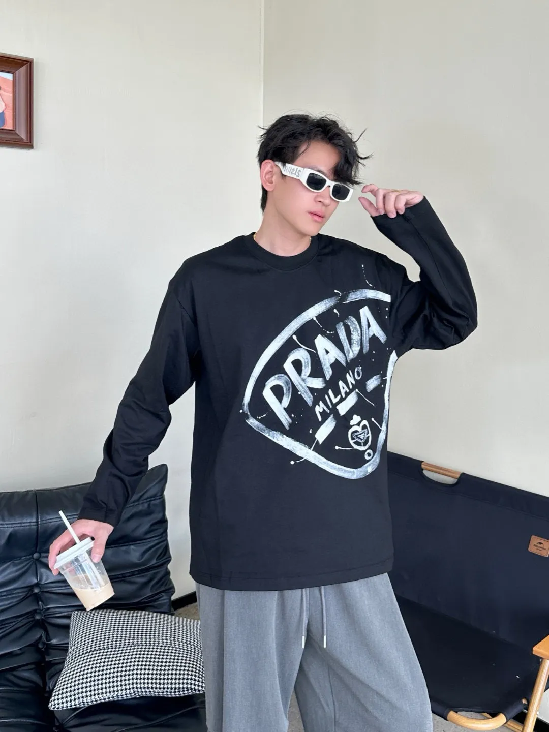 Prada/ 25Fw logo T