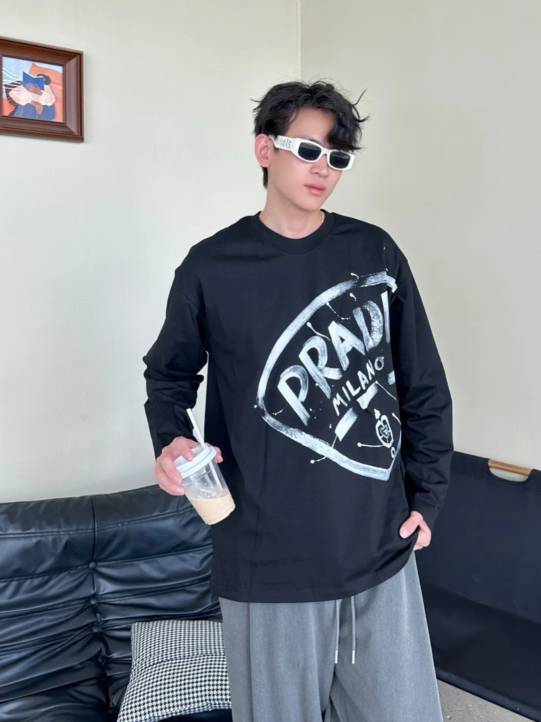 Prada/ 25Fw logo T