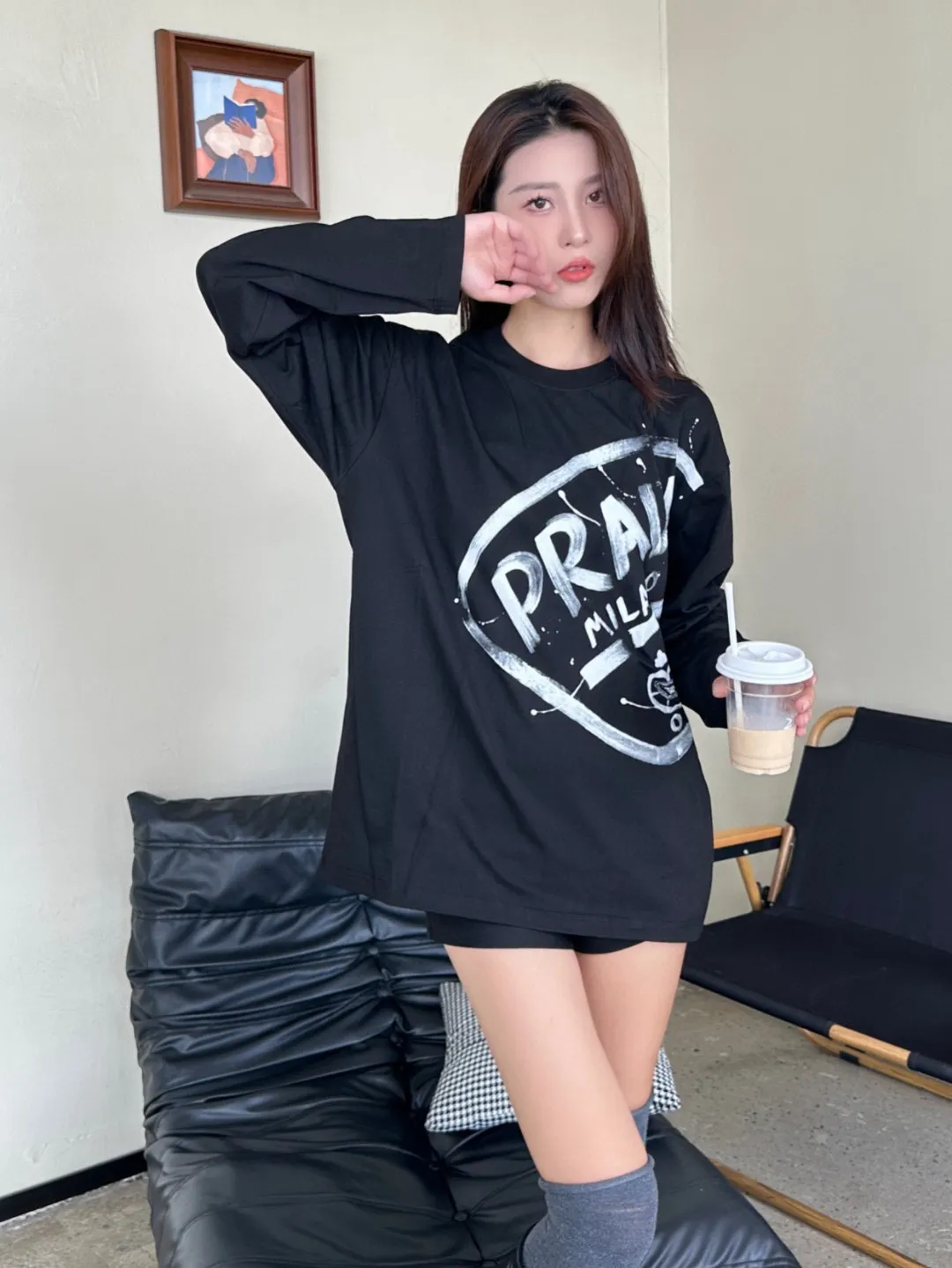 Prada/ 25Fw logo T