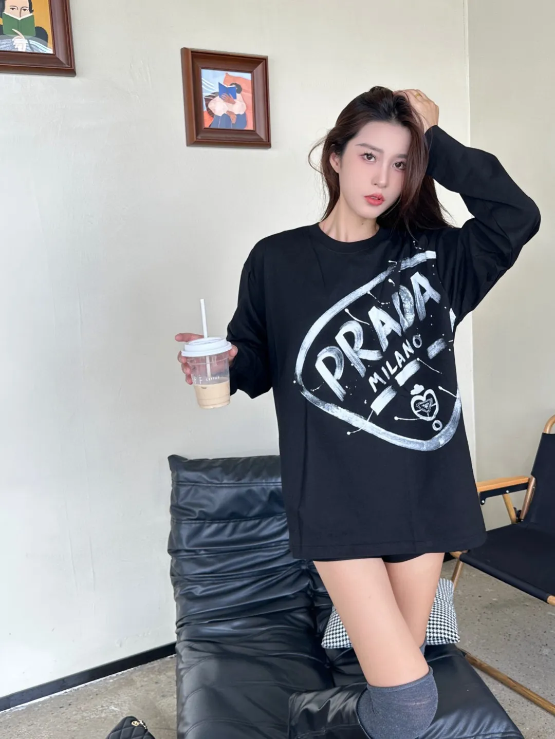 Prada/ 25Fw logo T