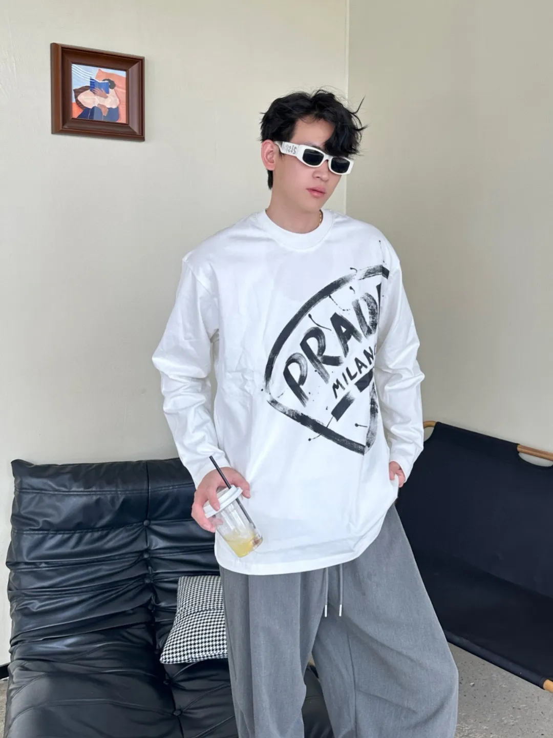 Prada/ 25Fw logo T