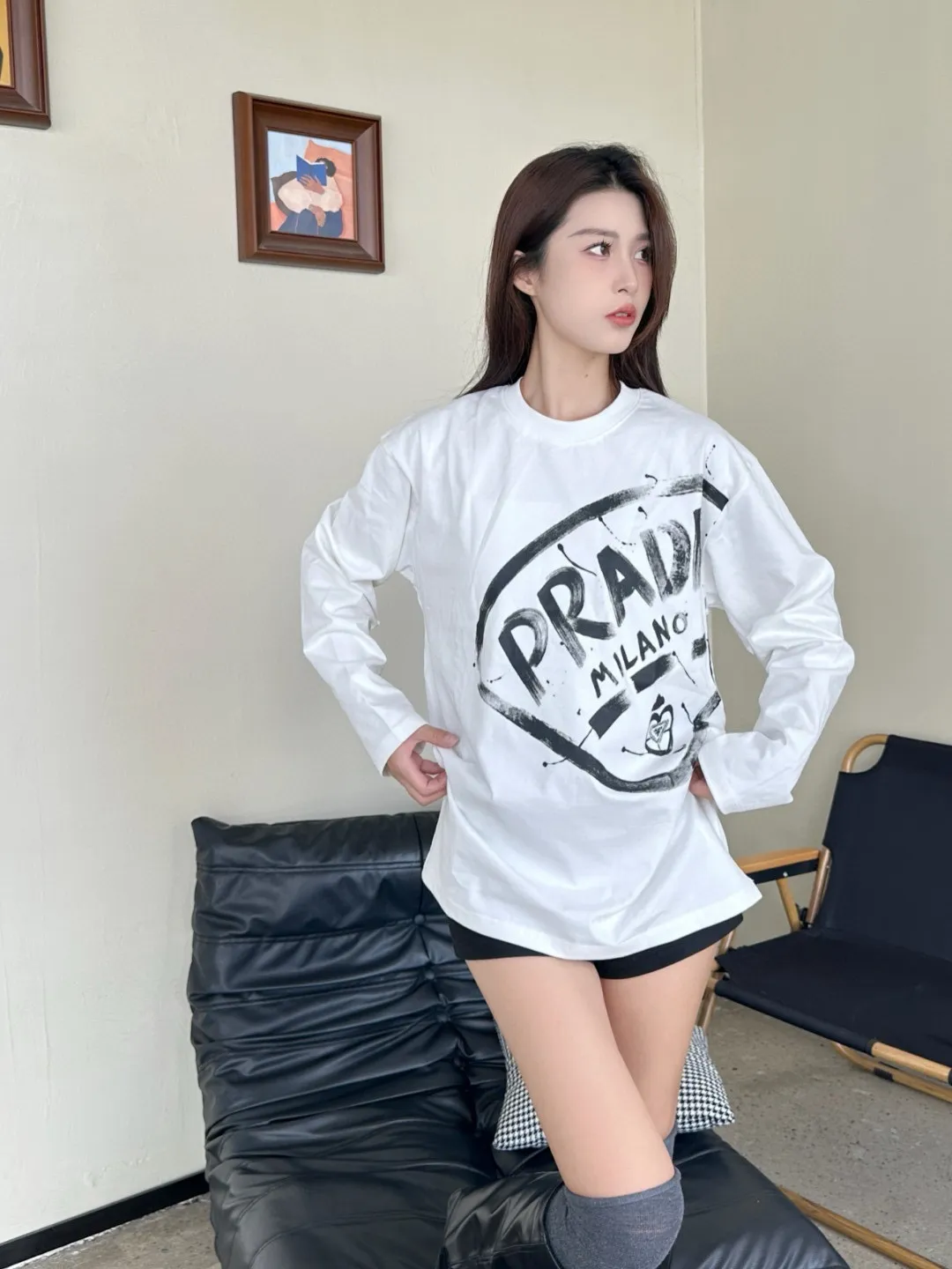 Prada/ 25Fw logo T