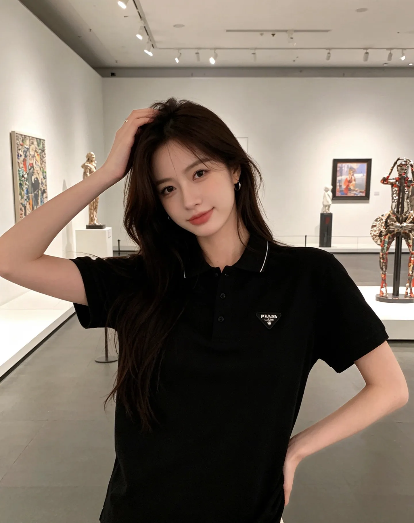 Prada/ Classic Logo Polo