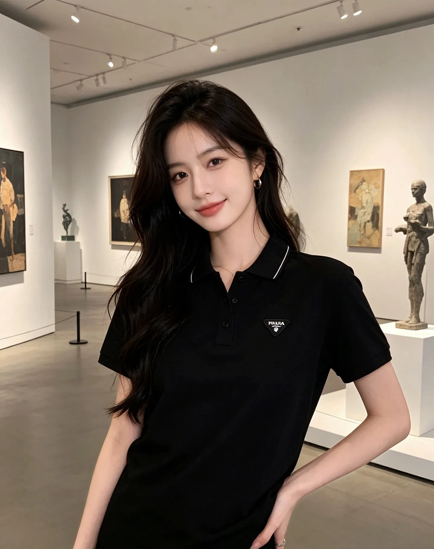 Prada/ Classic Logo Polo