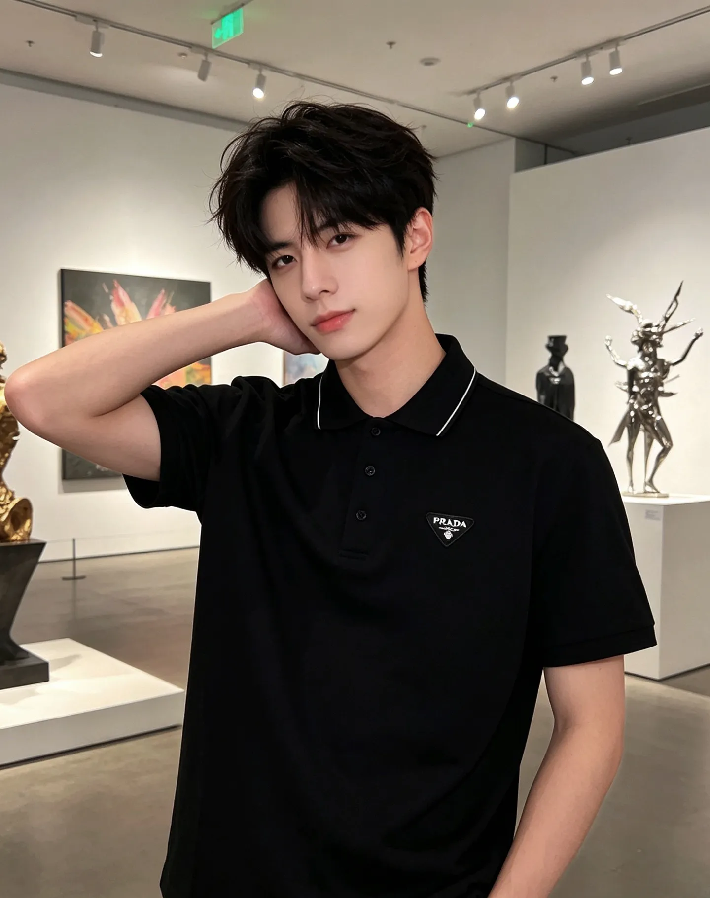 Prada/ Classic Logo Polo