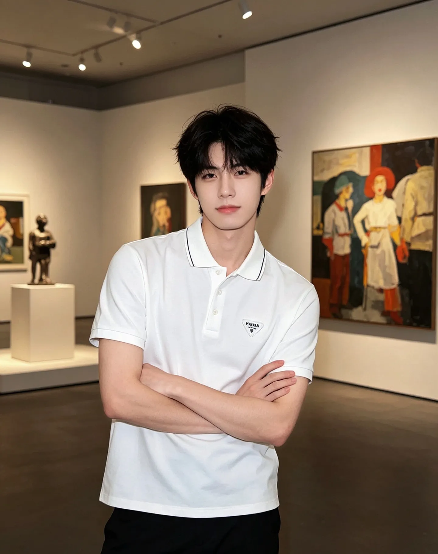 Prada/ Classic Logo Polo
