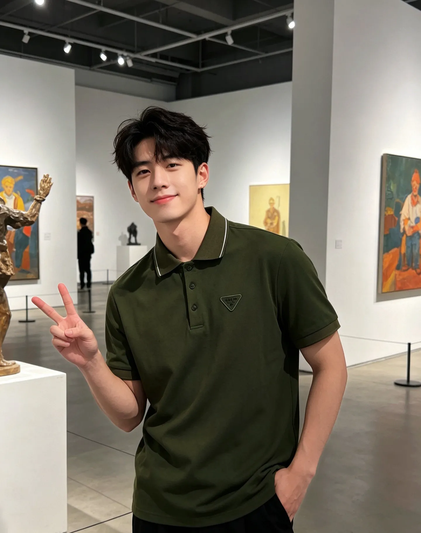 Prada/ Classic Logo Polo