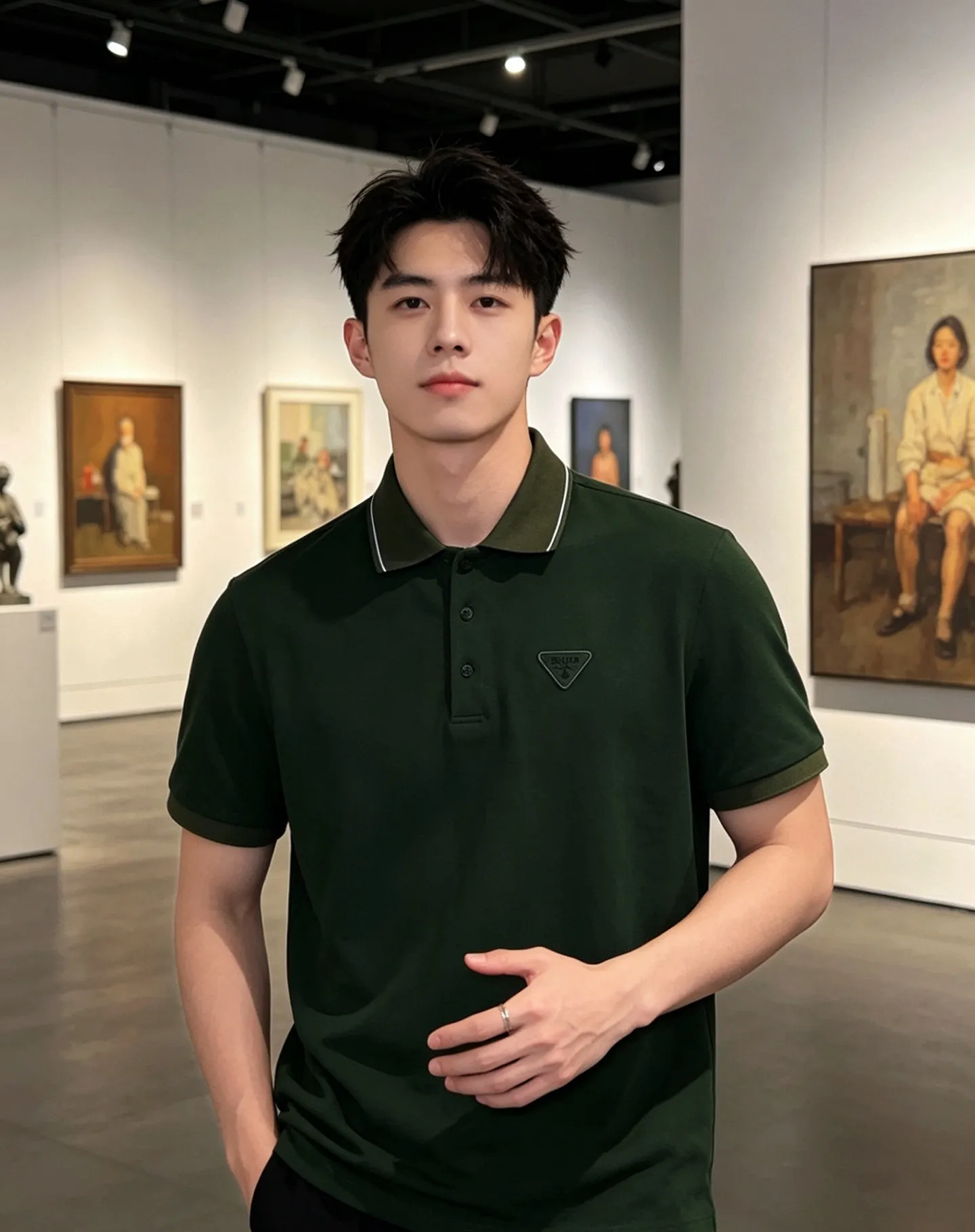 Prada/ Classic Logo Polo