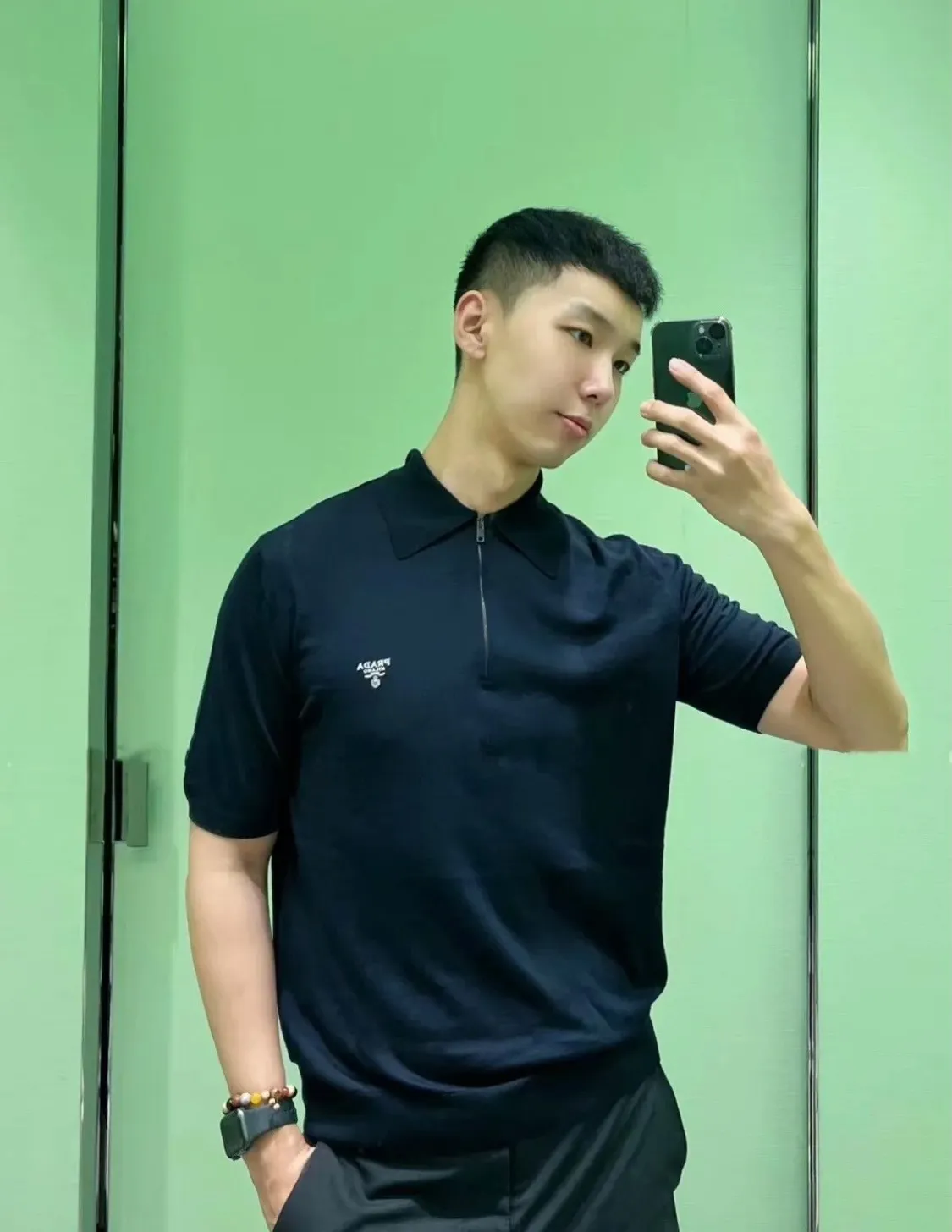 Prada/ 25ss logo Polo