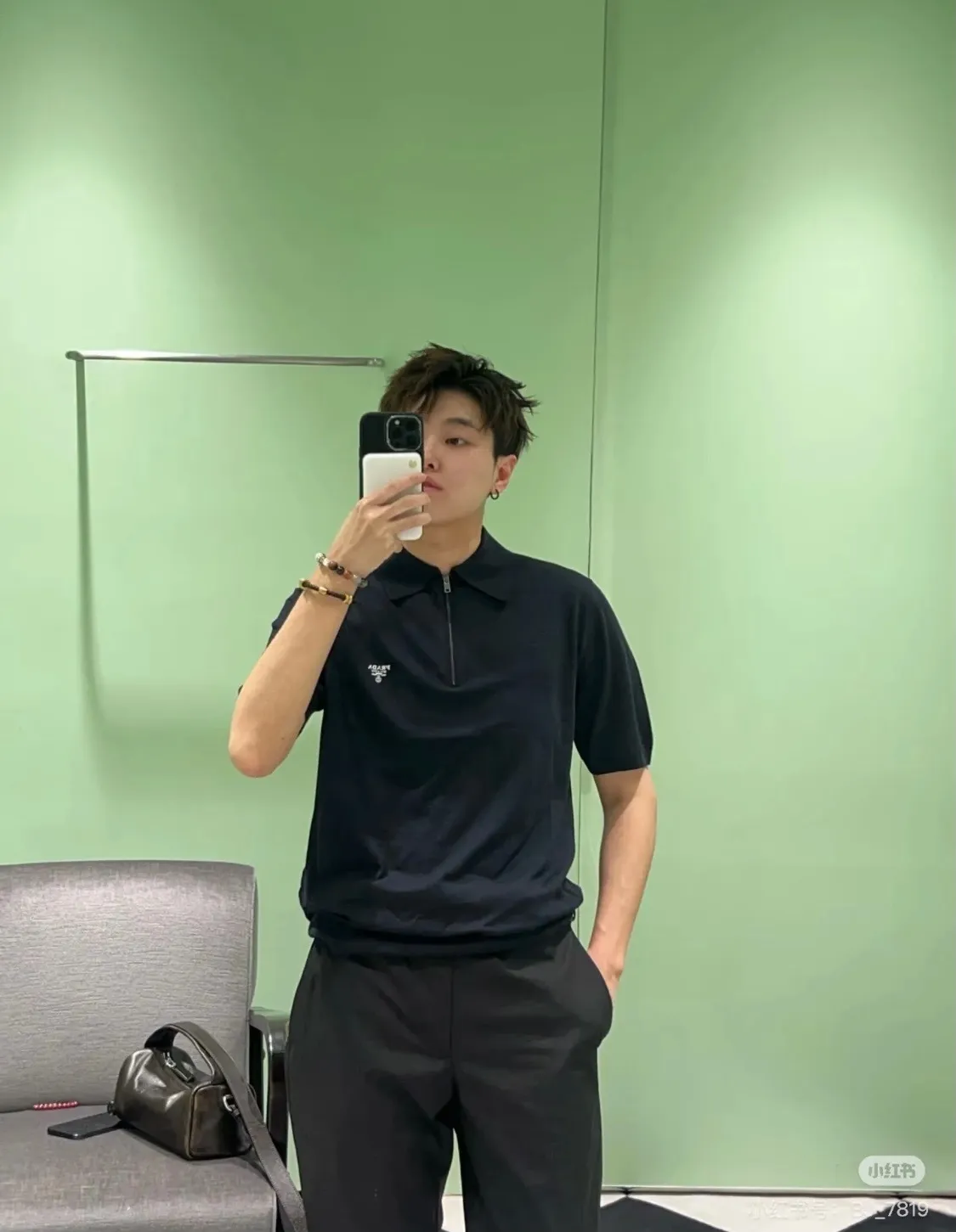 Prada/ 25ss logo Polo