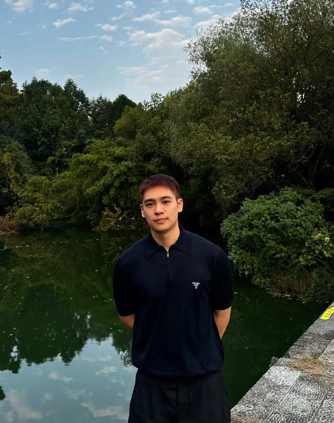 Prada/ 25ss logo Polo