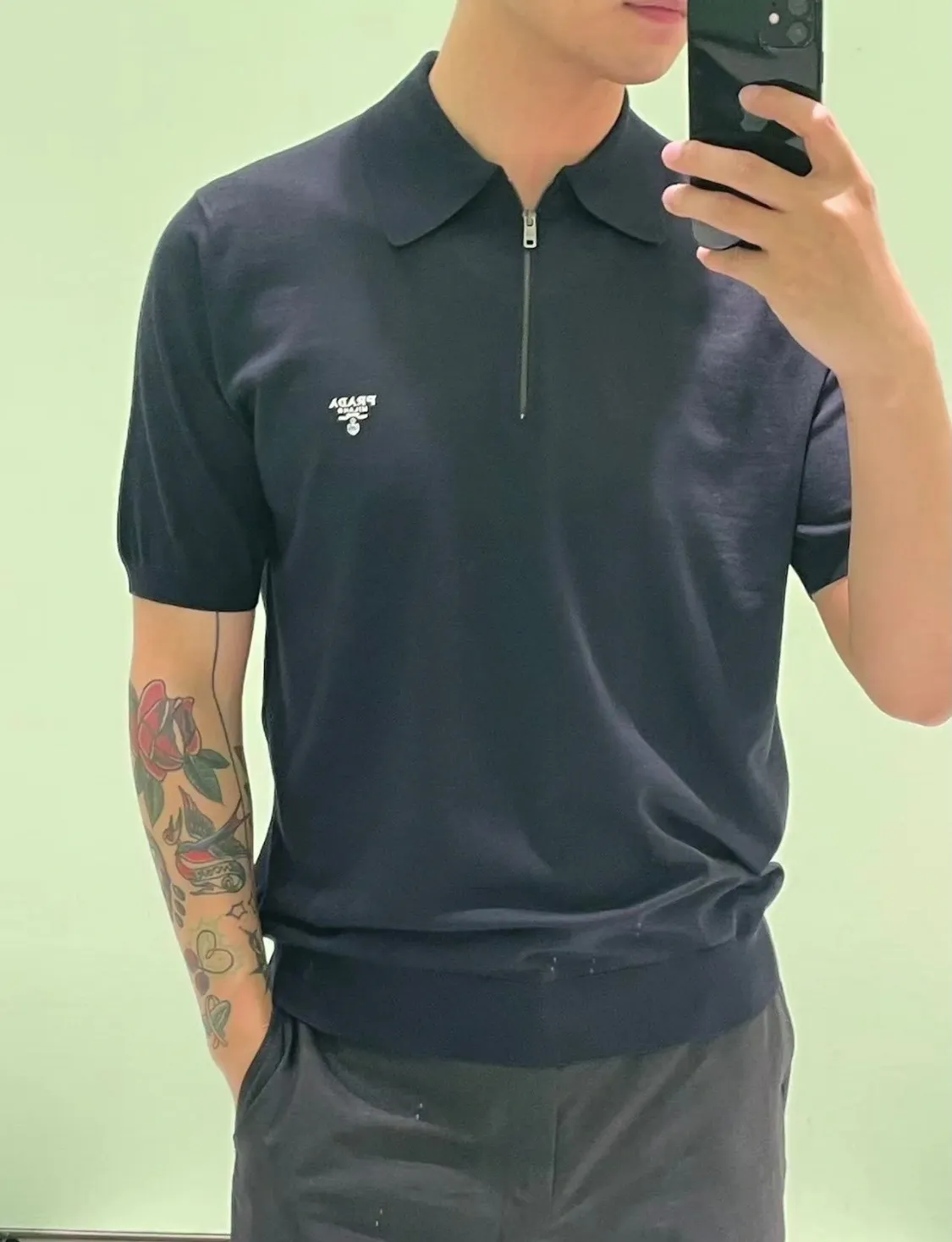 Prada/ 25ss logo Polo